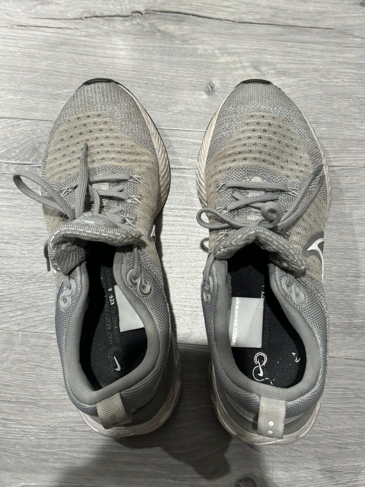 Nike Nike Women's React Infinity Run Flyknit 2 Road Grey Size US 7.5 / IT 37.5 - 1 Thumbnail