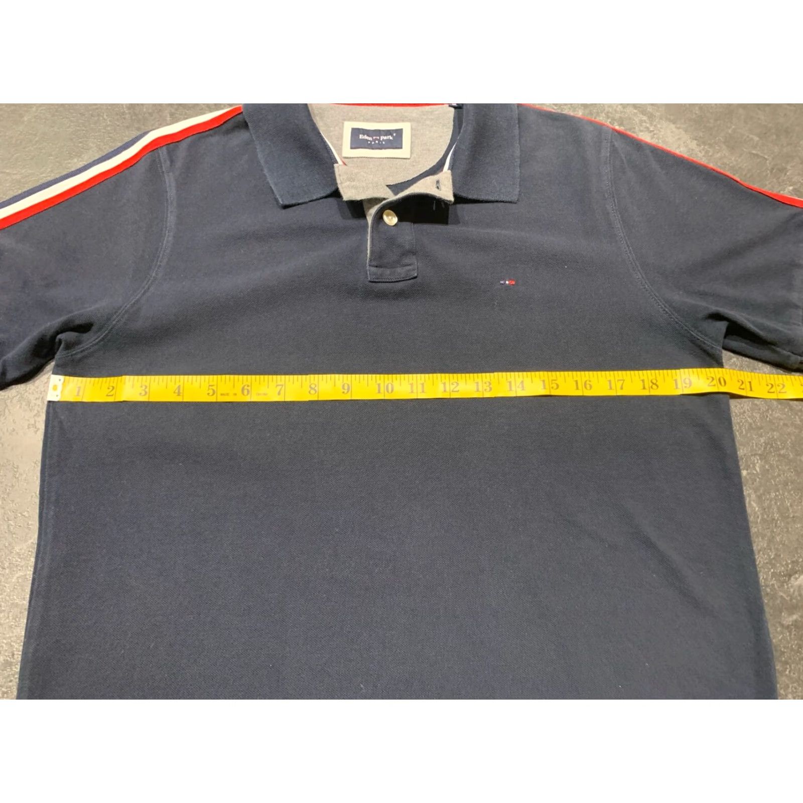 Eden Park Eden Park Polo Shirt Mens M Short Sleeve Cotton Pique Black Golf Casual Size US M / EU 48-50 / 2 - 6 Thumbnail