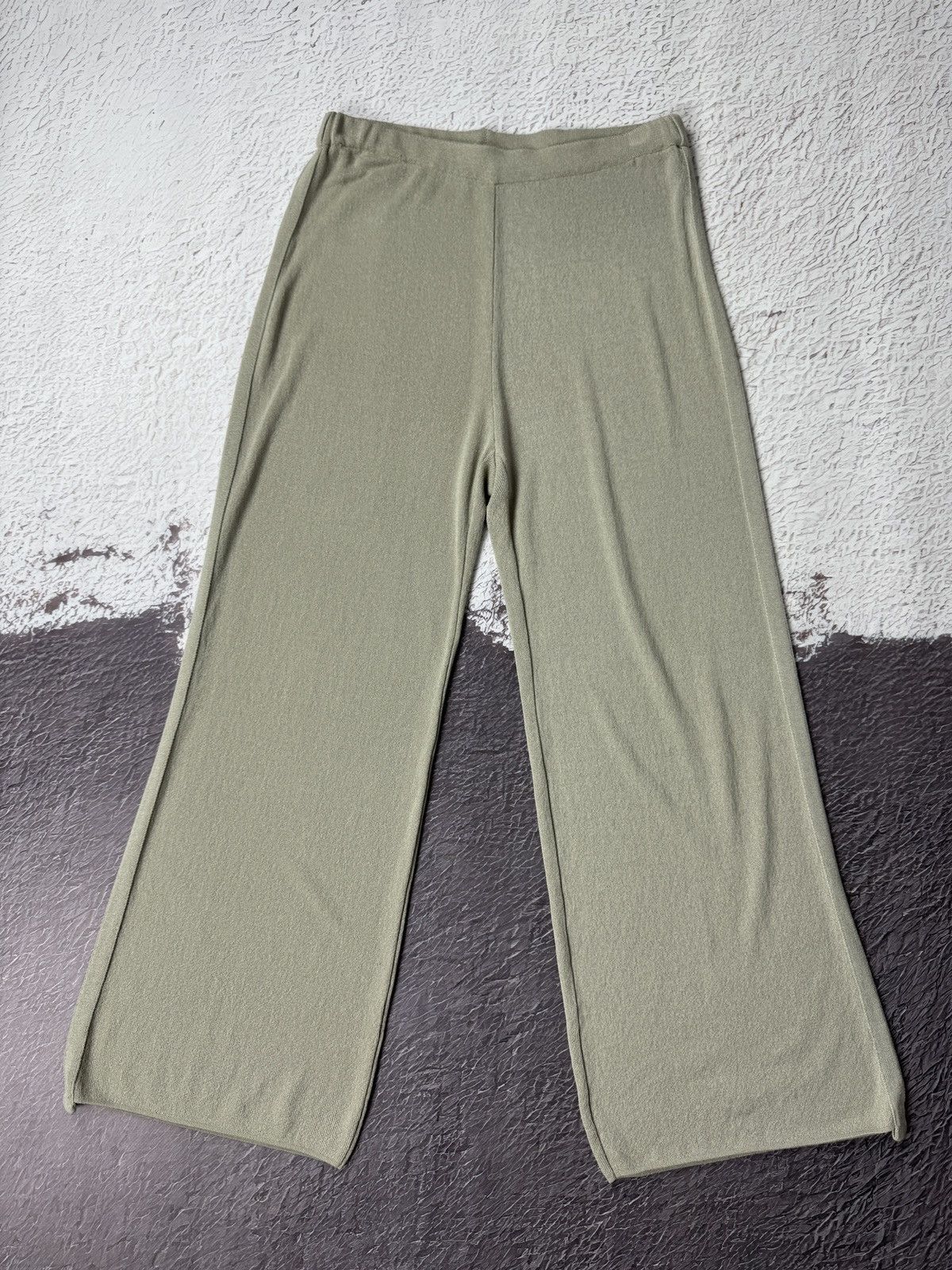 Annette Gortz Annette Gortz wide flared knitted summer light pants Size 32" / US 10 / IT 46 - 1 Thumbnail
