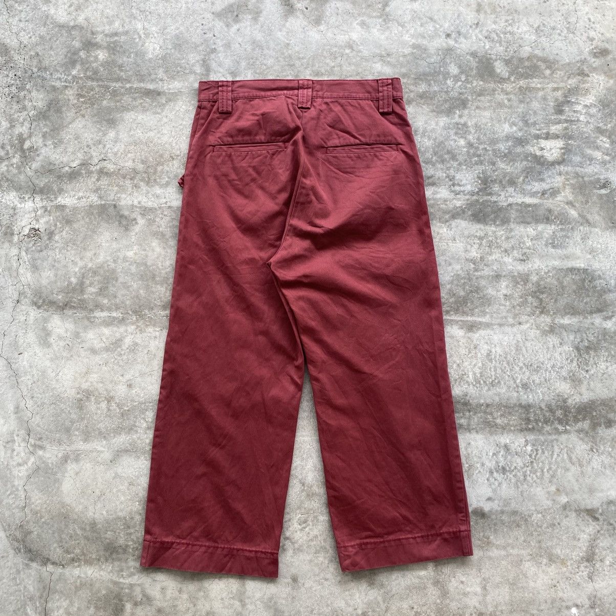 If Six Was Nine × Japanese Brand × Le Grande Bleu (L.G.B.) Homspun Baggy Wide Pants w33 Size US 33 - 4 Thumbnail