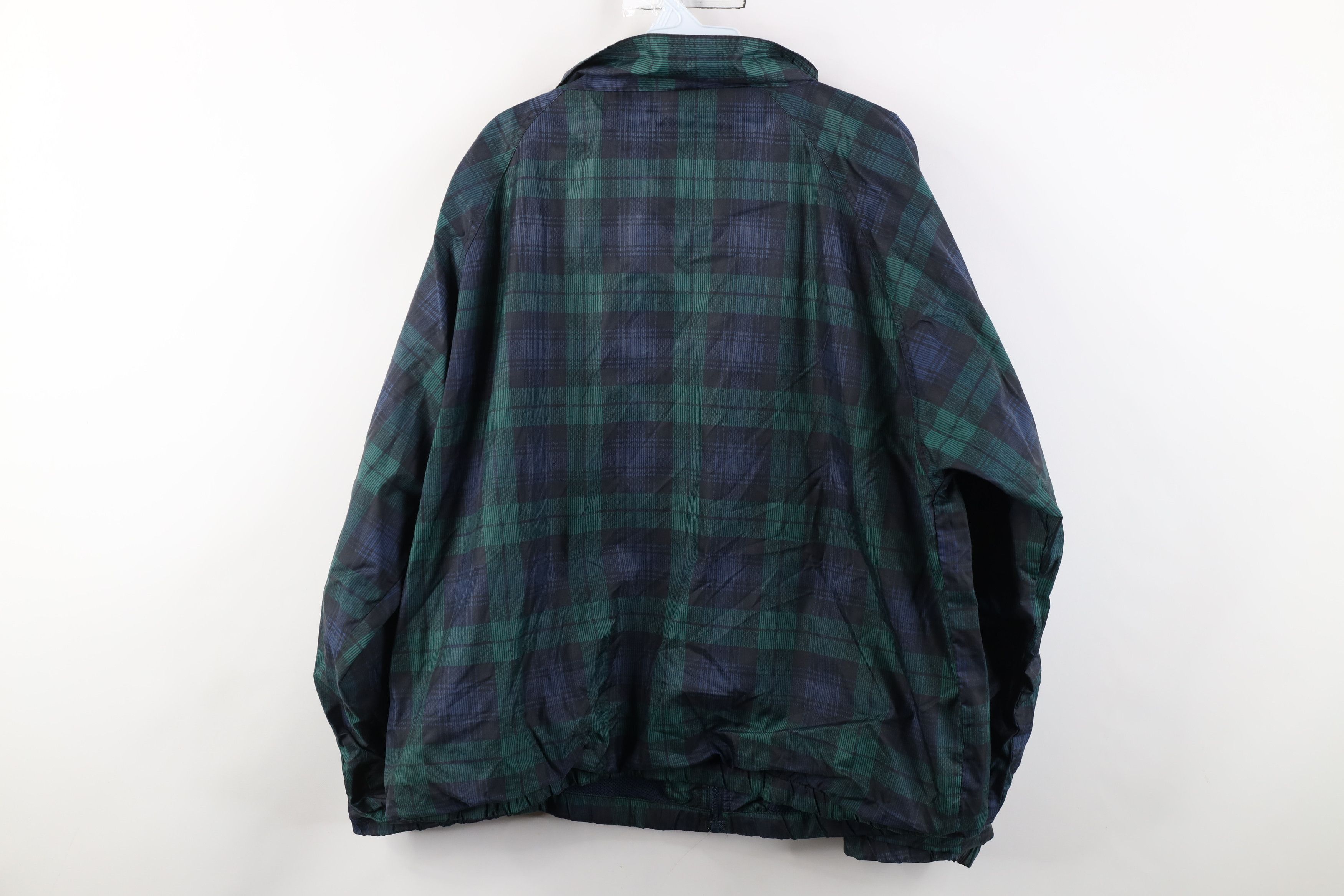 Vintage Vintage 90s Streetwear Fit Full Zip Windbreaker Jacket Plaid Size US XL / EU 56 / 4 - 13 Thumbnail