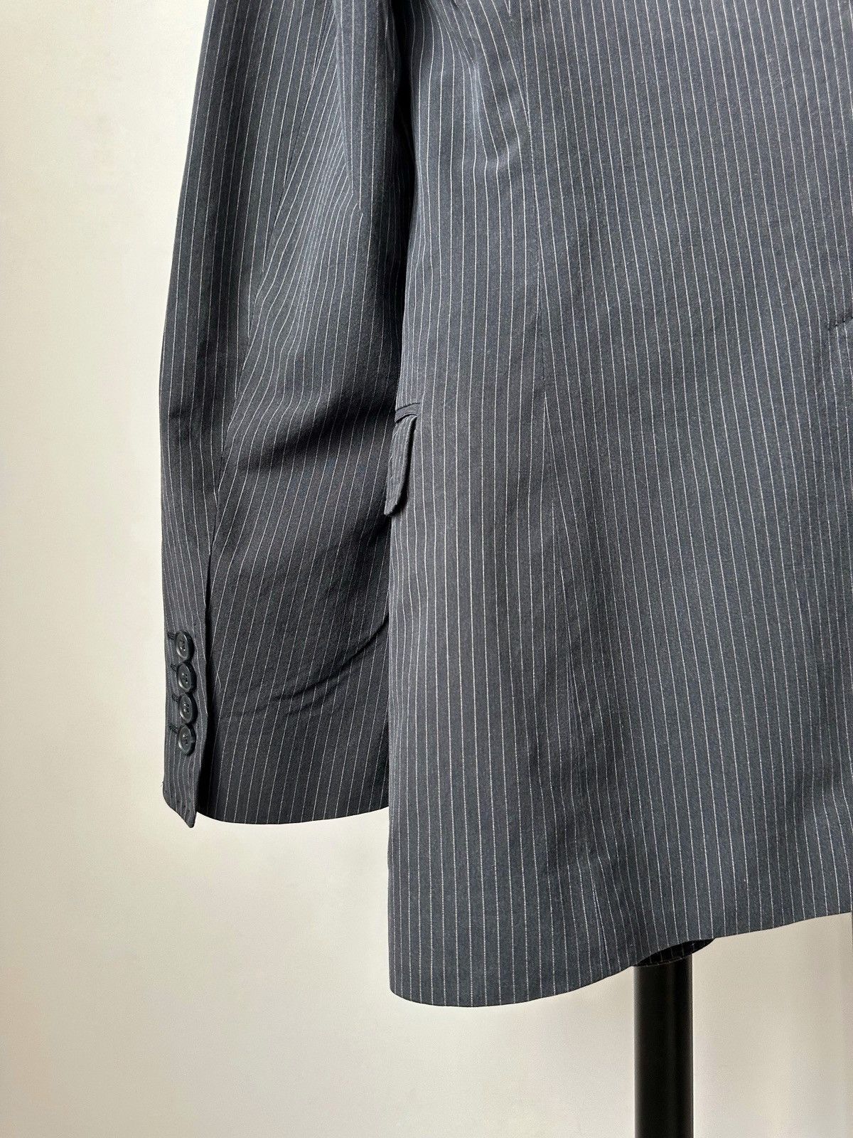 Dolce & Gabbana Vintage Dolce & Gabbana Luxury Striped Suit Blazer Pants Size 48S - 10 Thumbnail