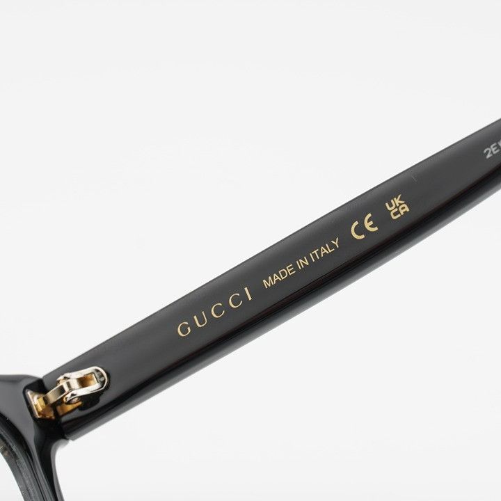 Gucci Gucci GG2103OL 005 Eyeglasses Black 53mm Square Frame Size ONE SIZE - 9 Thumbnail