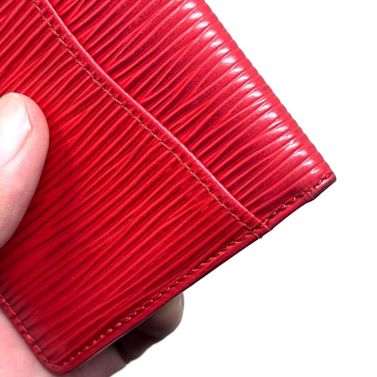 Louis Vuitton Louis Vuitton Red Epi Leather Pocket Organizer Size ONE SIZE - 8 Thumbnail