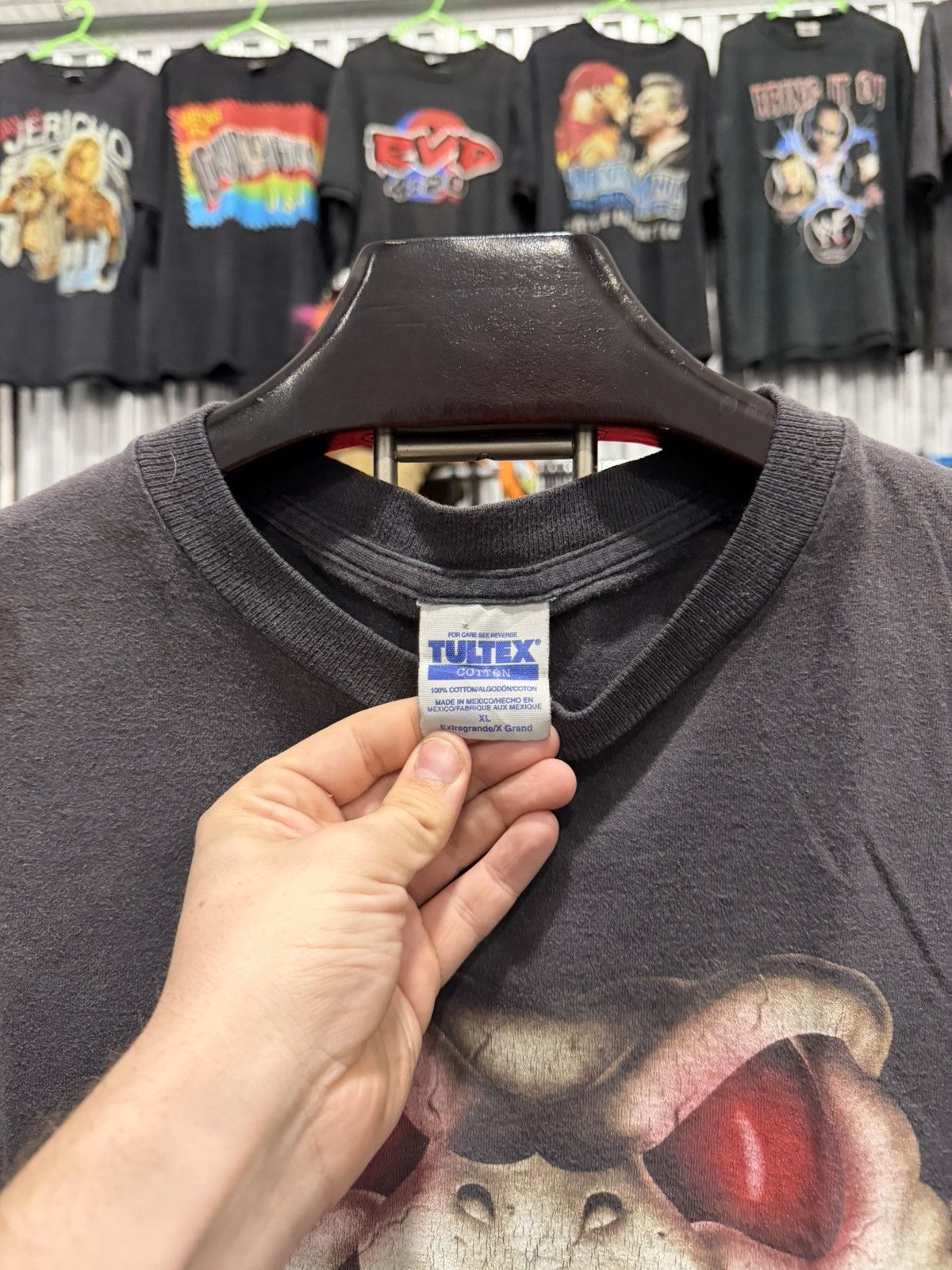 WWF 90s Faded WWF Stone Cold Rattlesnake Cut Off Tee XL Size US XL / EU 56 / 4 - 4 Thumbnail