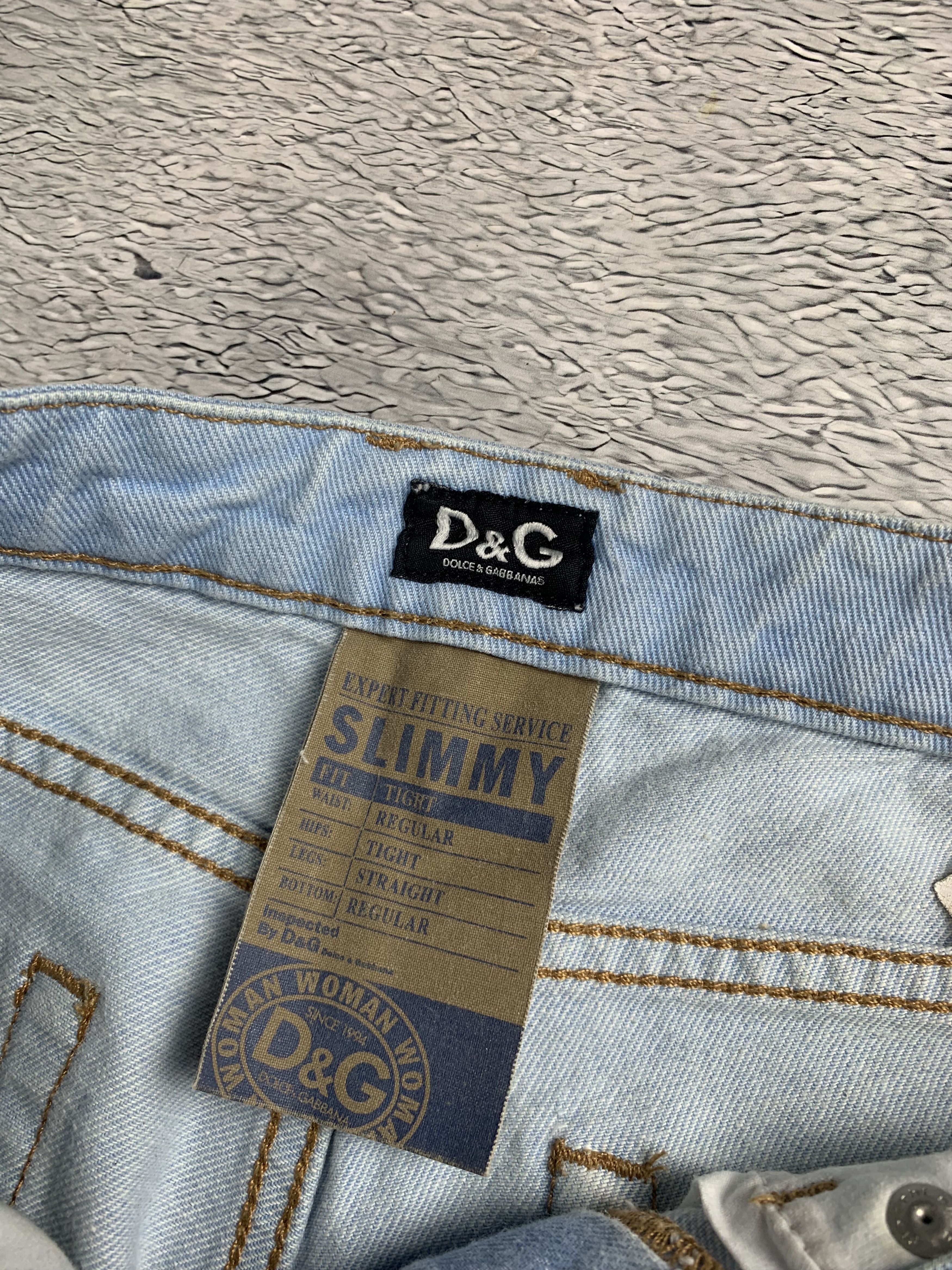 Dolce & Gabbana × Vintage Vintage Dolce & Gabbana jeans Big logo Oldmoney Luxury Size 26" / US 2 / IT 38 - 7 Thumbnail