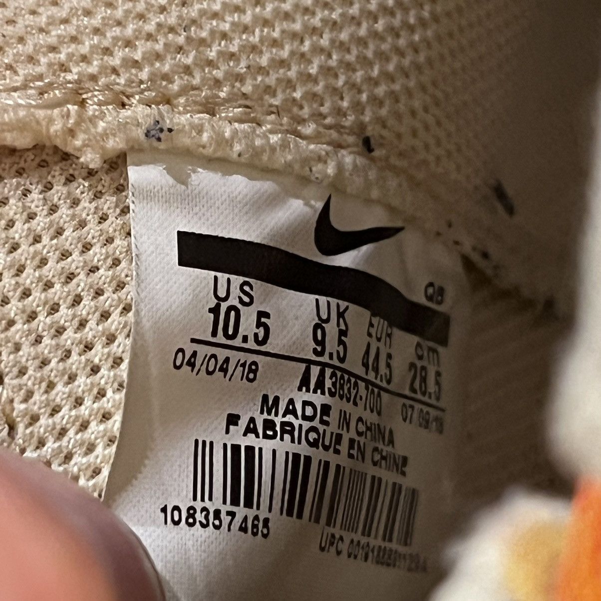 Nike × Off-White Nike Blazer Mid Off-White All Hallow’s Eve Size US 10.5 / EU 43-44 - 19 Thumbnail