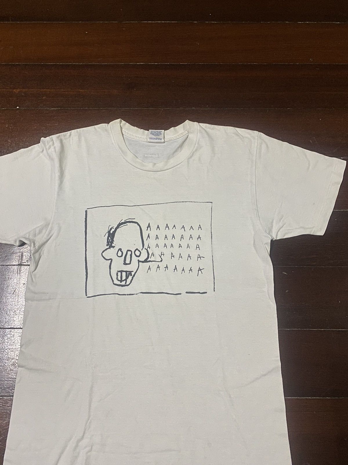 Supreme Vintage Supreme Jean-Michel Basquiat AAAA Tee white FW/13 Size US M / EU 48-50 / 2 - 7 Thumbnail