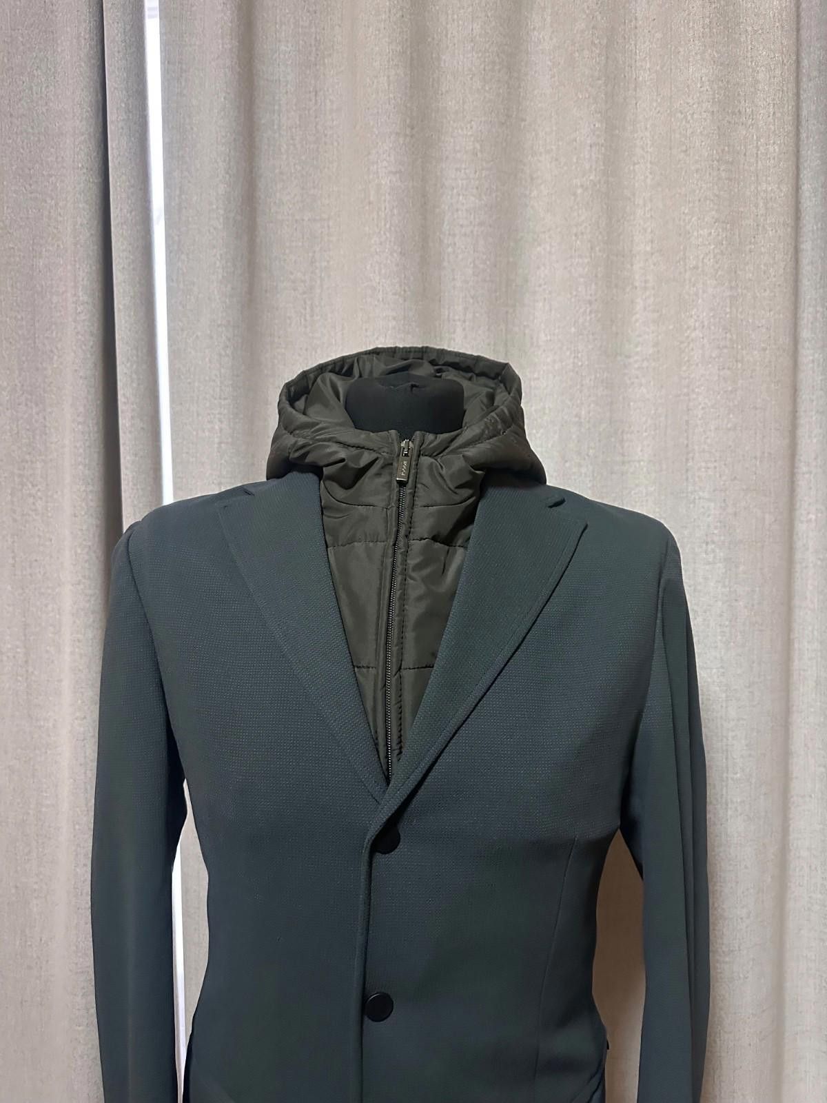 Boggi Boggi Milano Khaki Blazzer Hood Sz 46 Size 46R - 2 Thumbnail