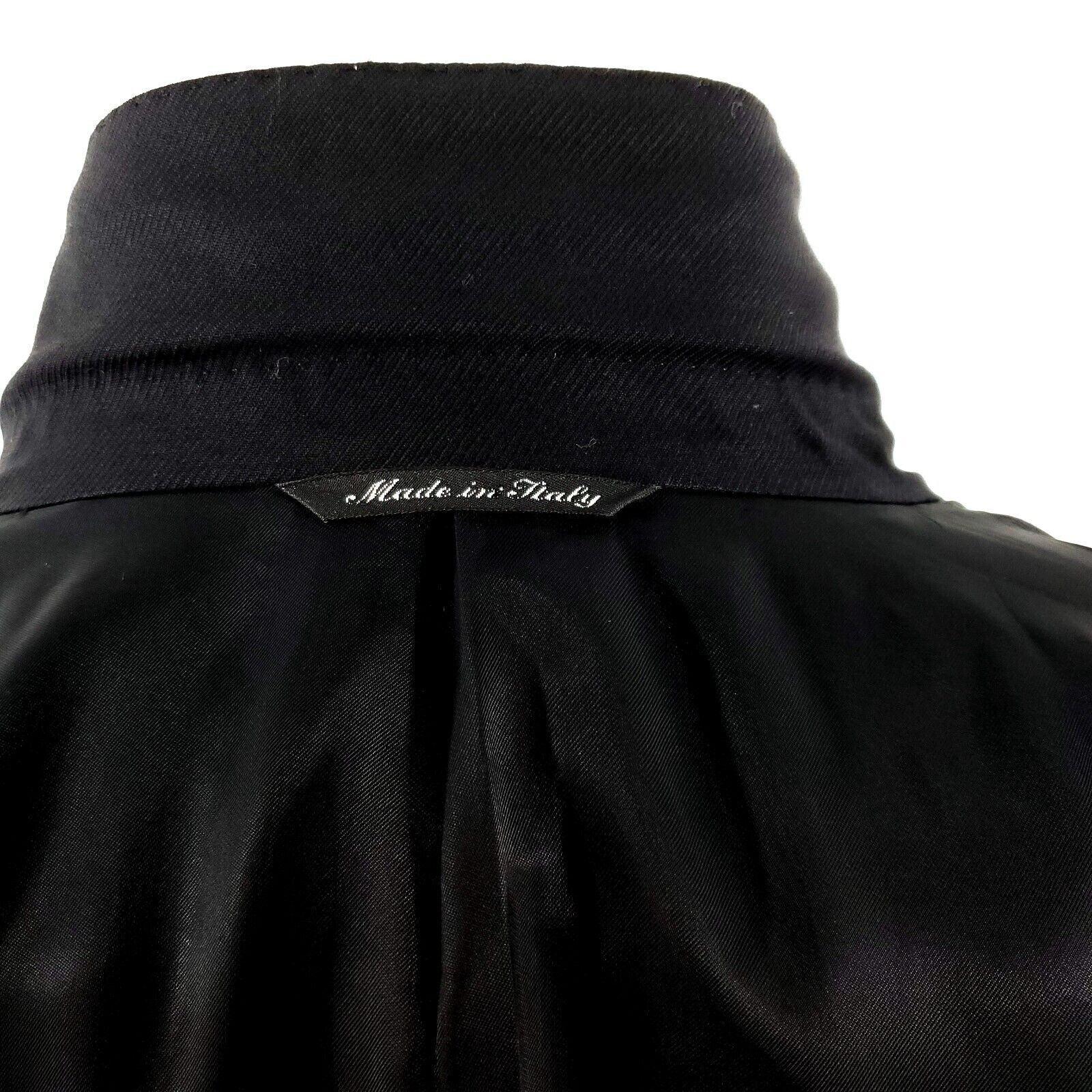 Canali Canali Saks Fifth Ave Wool 3 Button Blazer 44L Black Twill T Size 44L - 12 Thumbnail