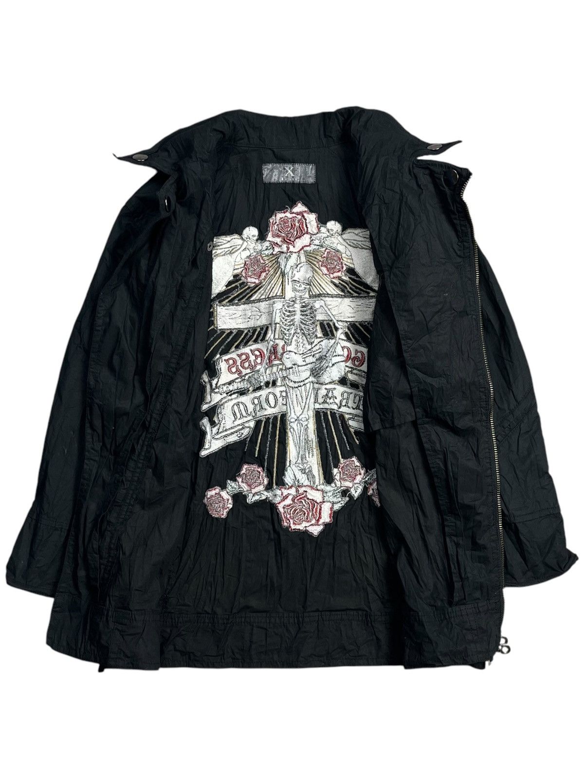 14th Addiction × JACKROSE × KMRii 2000s XFRM - Vkei Style Embroidery Jacket Size US M / EU 48-50 / 2 - 2 Thumbnail