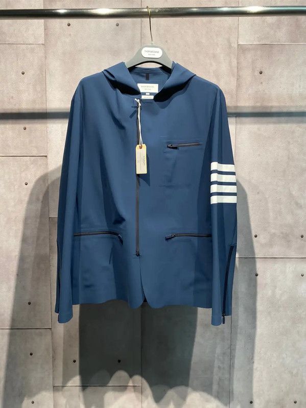 Thom Browne Thom Browne Men's Light Blue Jacket 0089 Size US M / EU 48-50 / 2 - 1 Thumbnail