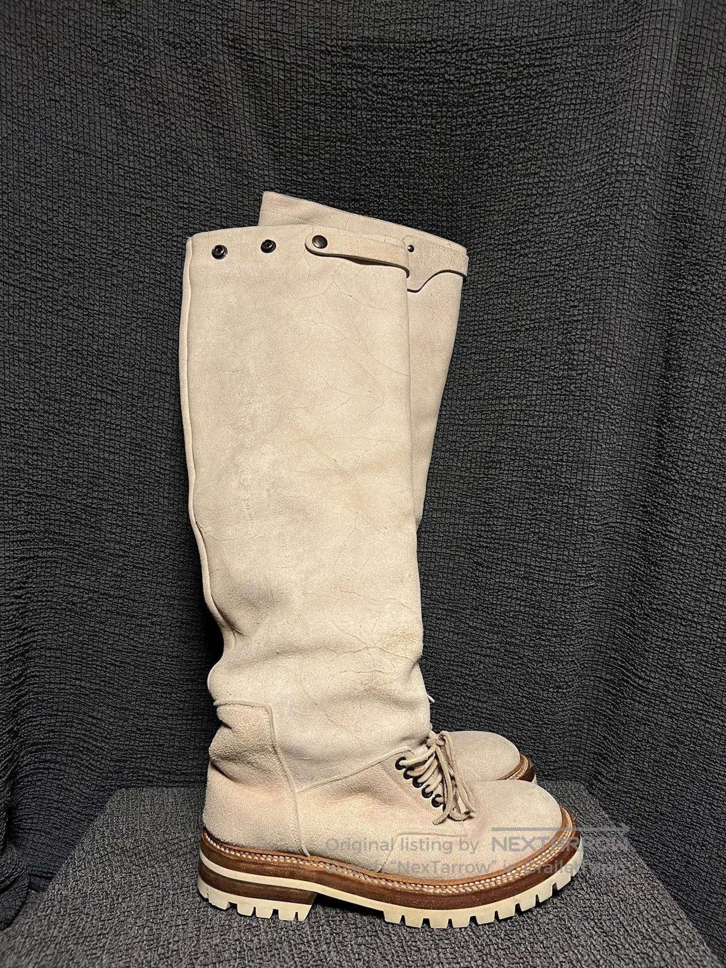 Rick Owens Rick Owens Archive Long Beige Boots. Size US 8.5 / EU 41-42 - 7 Thumbnail