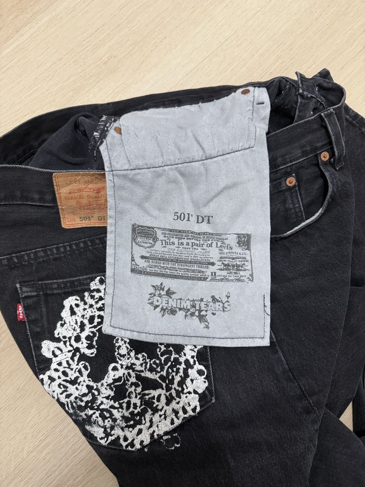 DENIM TEARS × Levi's Denim Tears Peace In My Pocket Jeans Size US 36 / EU 52 - 5 Thumbnail