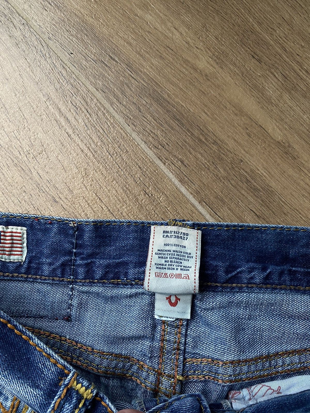 Vintage True Religion Jeans Faded Japanese Avant Garde Y2K