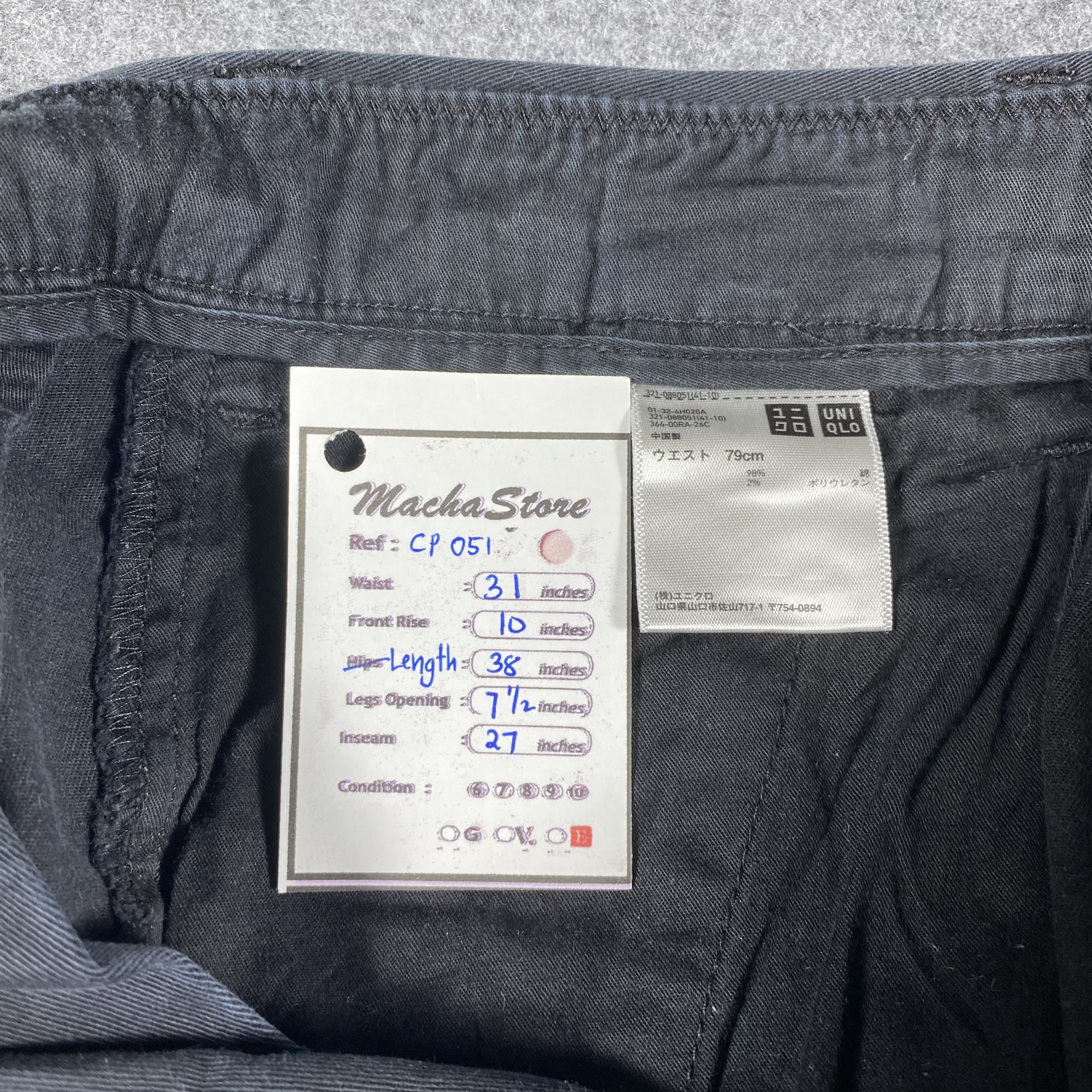 Uniqlo Japanese Brand Uniqlo Multipocket Tactical Cargo Pants Size US 31 - 9 Thumbnail