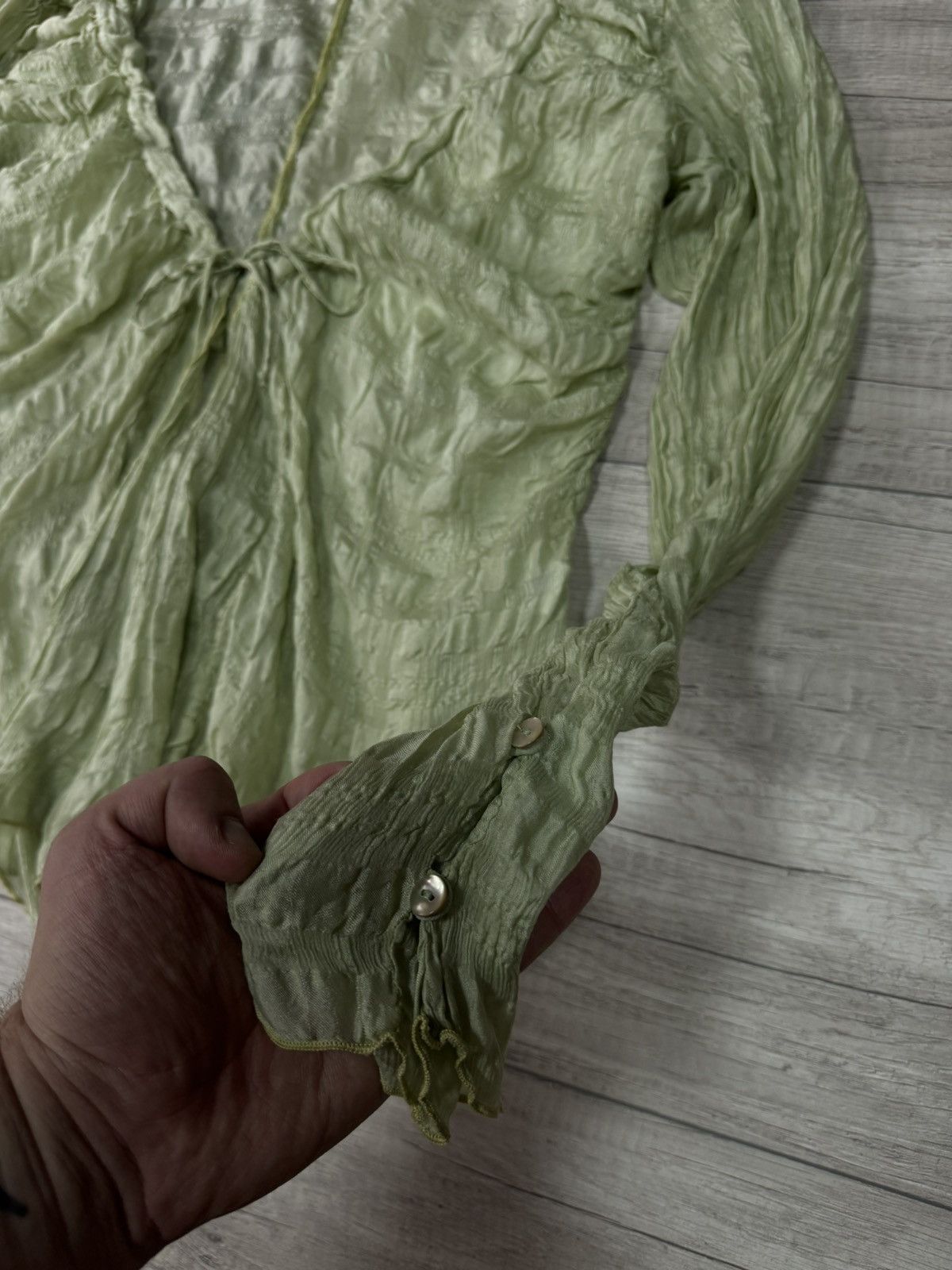 Other Vintage Grizas 100% Silk Blouse Shirt Size L / US 10 / IT 46 - 5 Thumbnail