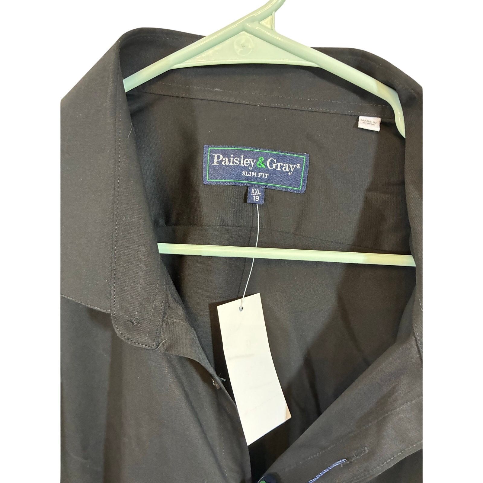 Other Paisley & Gray Men’s Black Button Down XXL NWT Size US XL / EU 56 / 4 - 3 Thumbnail