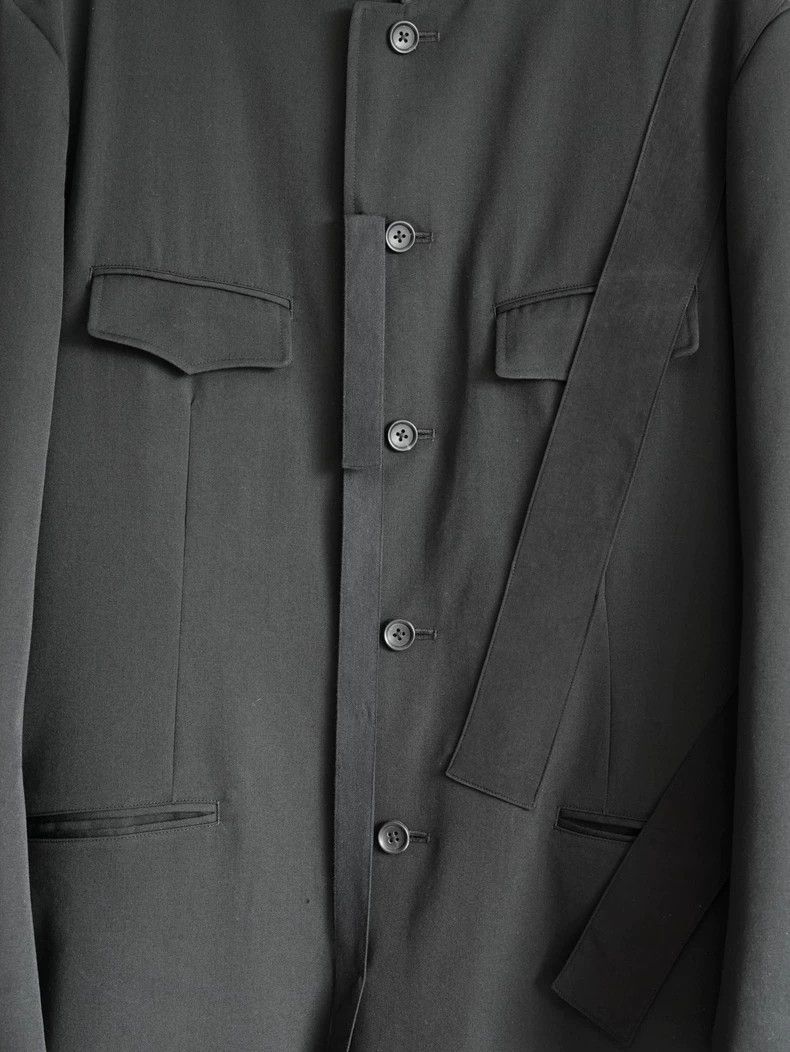Yohji Yamamoto Yohji Yamamoto 23AW Ribbon Show Jacket 2503-Nextarrow Size US XL / EU 56 / 4 - 4 Thumbnail