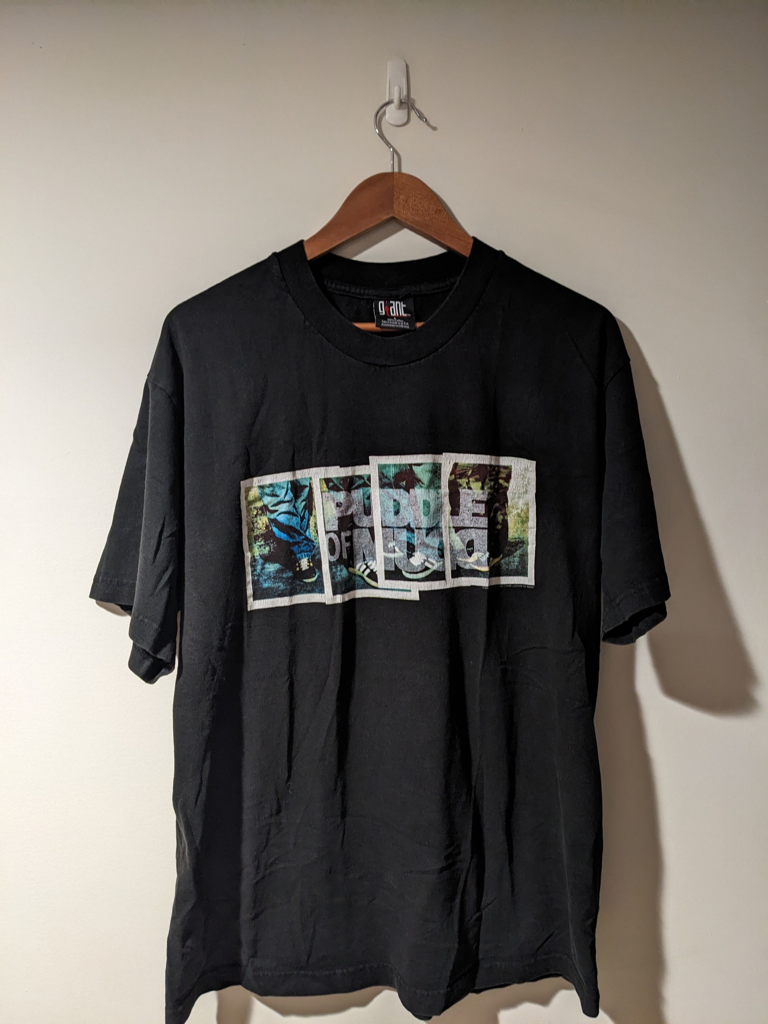 Band Tees × Giant × Vintage Vintage 2001 Puddle of Mudd Band Tour Black Large T-Shirt Size US L / EU 52-54 / 3 - 1 Thumbnail