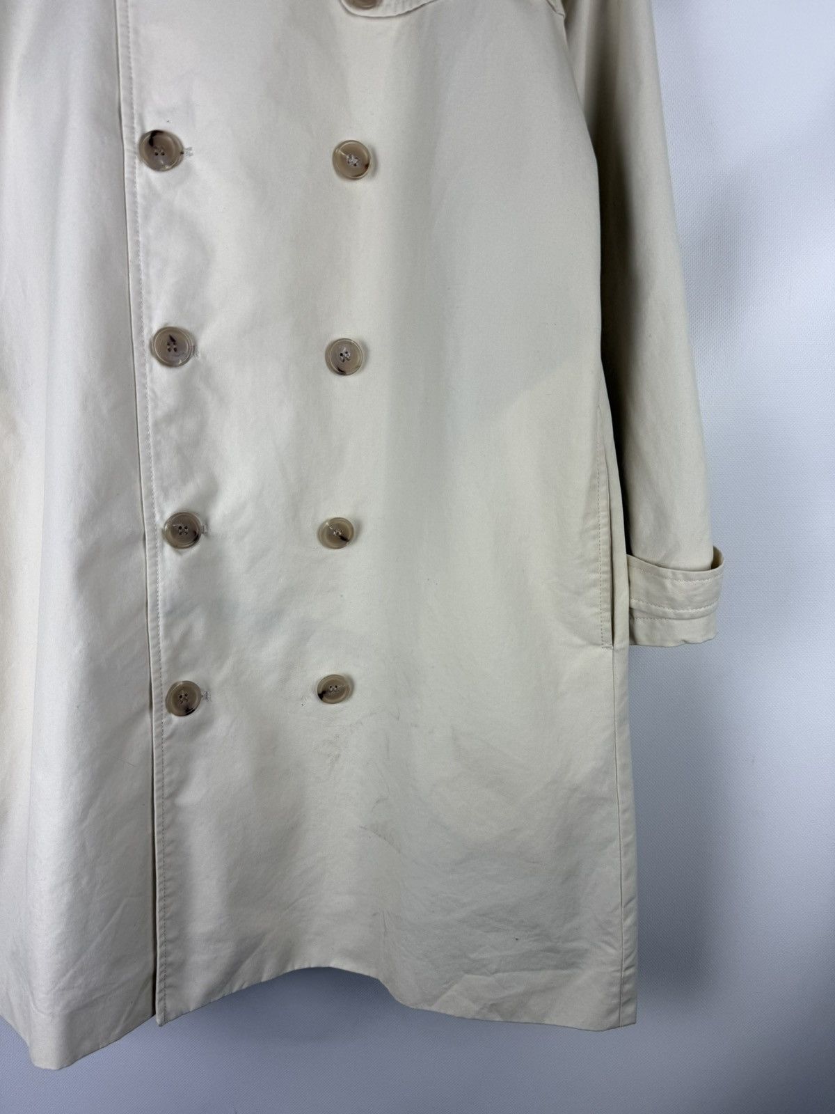 A.P.C. A.P.C. Ladies Double Breasted Trench Coat Jacket Size 34 Size XS / US 0-2 / IT 36-38 - 4 Thumbnail