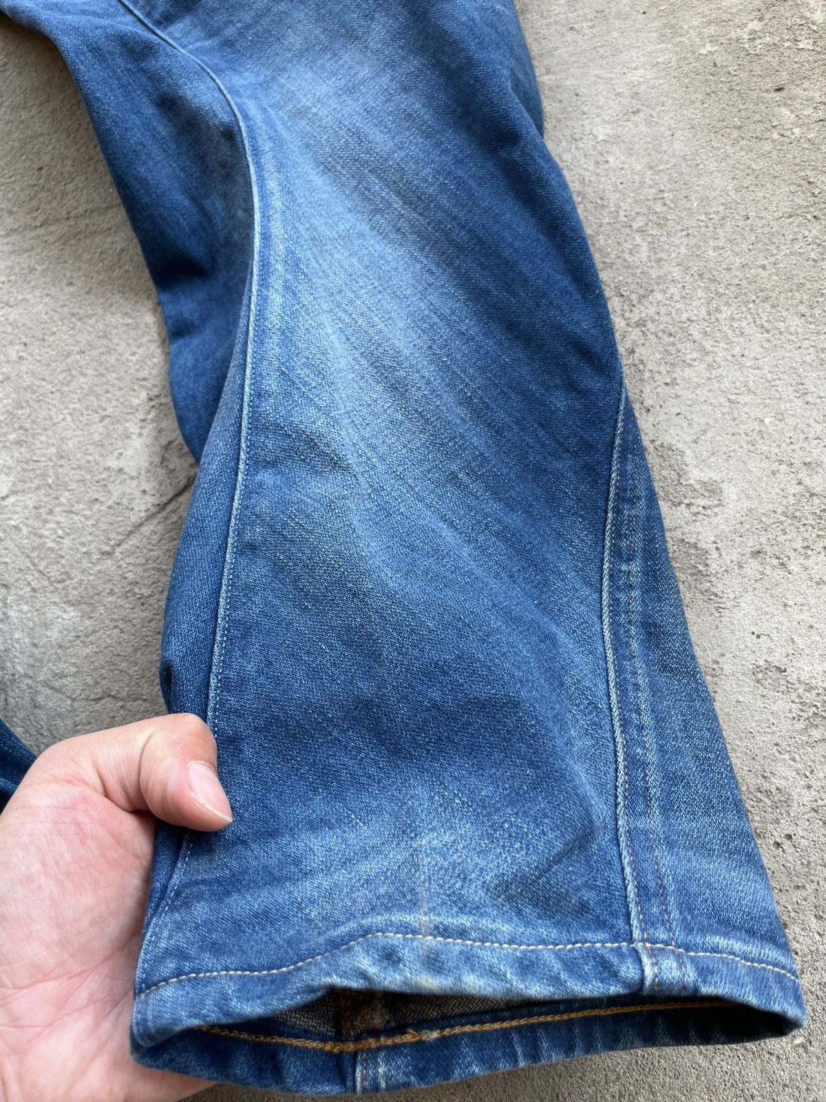 G-Star × Japanese Brand Faded Distressed G Star Taw Arc 3D Loose Tapered Jeans Pants Size US 31 - 10 Thumbnail