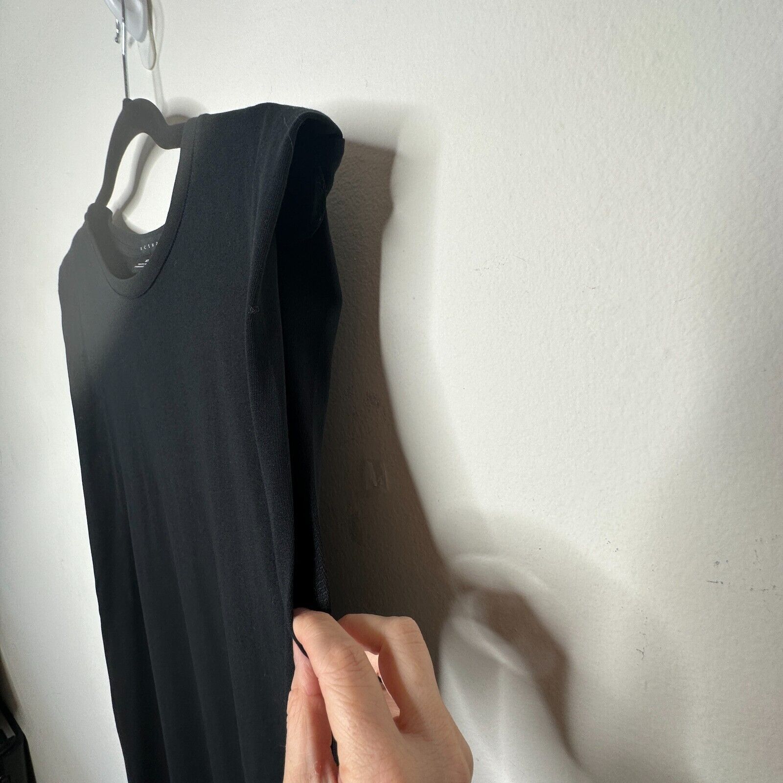 Sanctuary Sanctuary Black Crewneck Sleeveless Drop Armhole Dress XS Size XS / US 0-2 / IT 36-38 - 6 Thumbnail