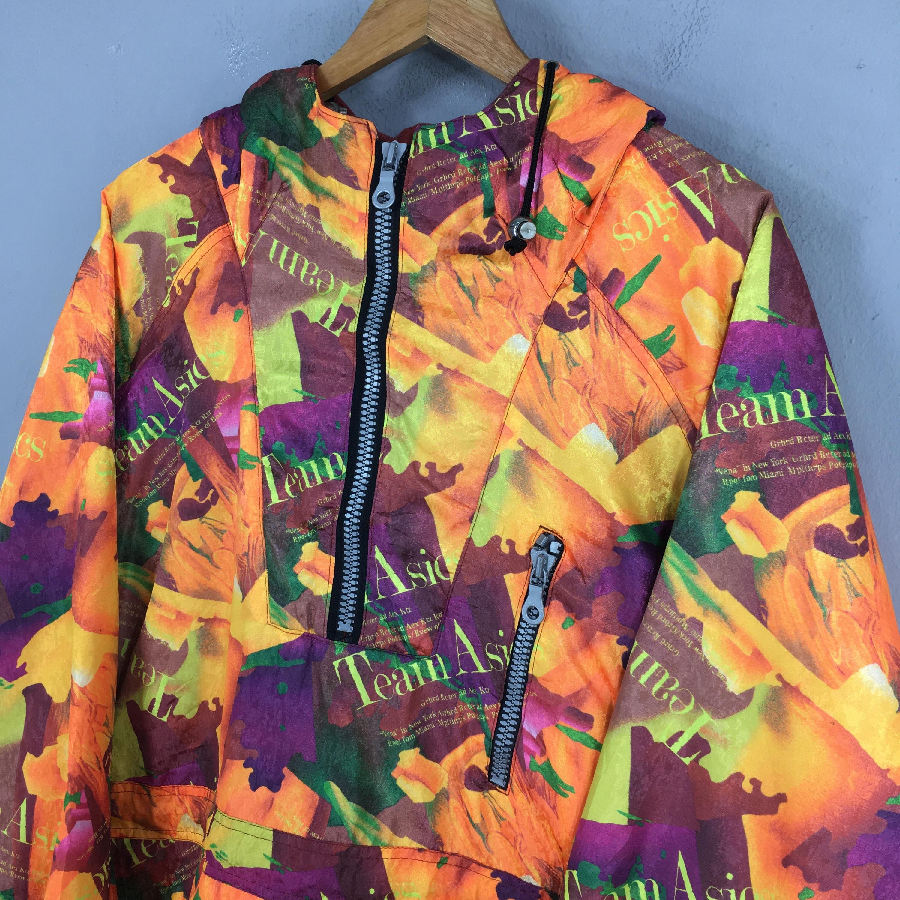 Asics 90s Asics Japan Snow Gear Ski Wear Jacket Hoodie XLarge Size US XL / EU 56 / 4 - 3 Thumbnail