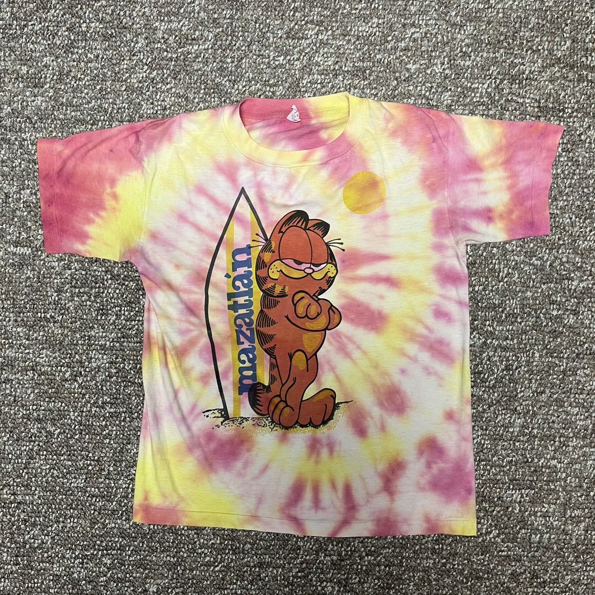 Other RARE '89 Tie-Dye Garfield Single Stitch Mazatlan Promo Merch Size US L / EU 52-54 / 3 - 1 Thumbnail