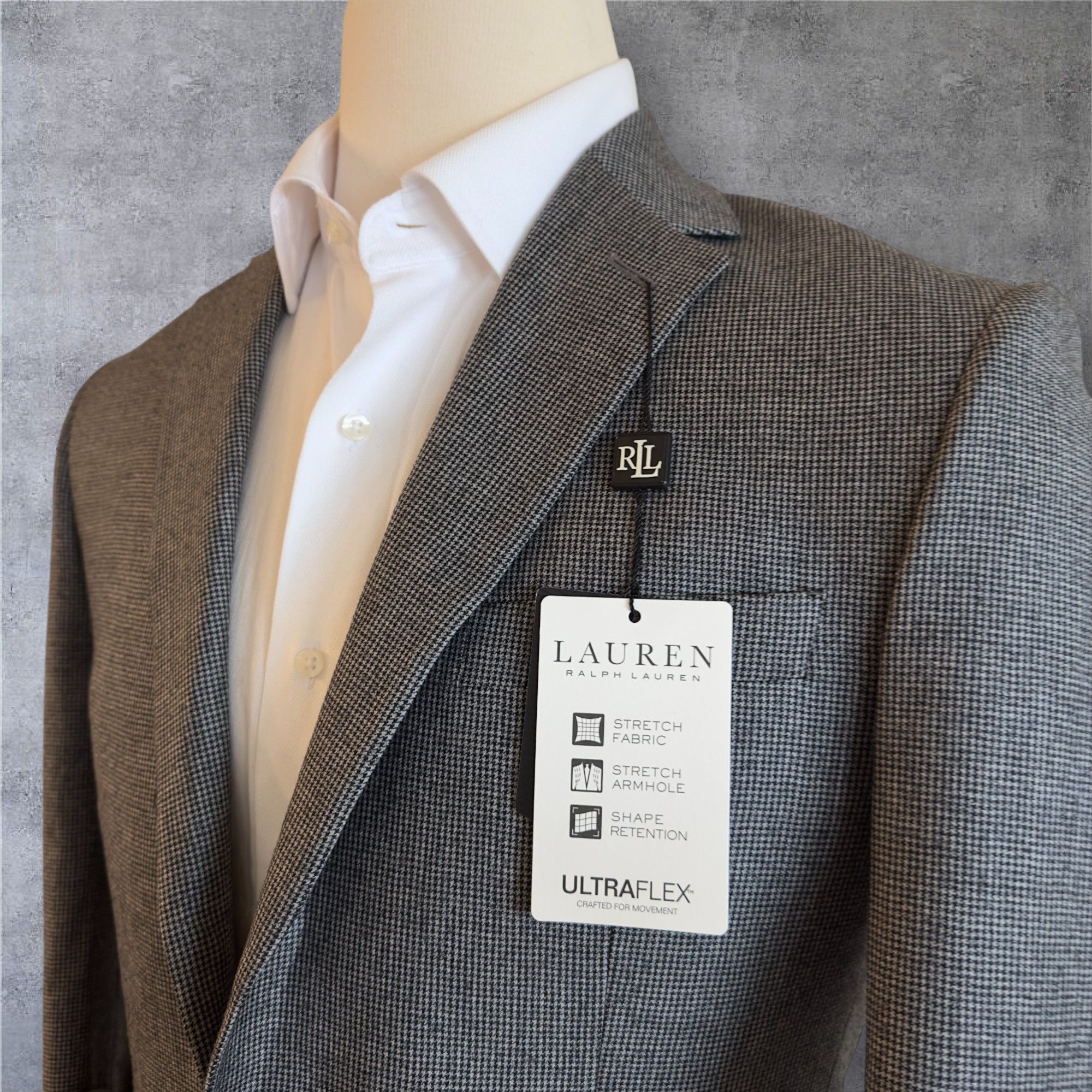 Ralph Lauren RALPH LAUREN Blazer Sport Coat Jacket 38R Wool Gray Size 38R - 3 Thumbnail
