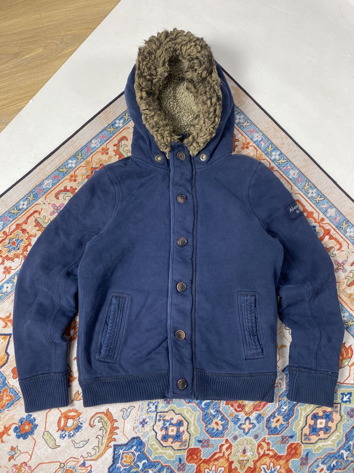 Abercrombie & Fitch Abercrombie If Six Was Nine LGB Vibe Fur Zip Hoodie Jacket Size US XL / EU 56 / 4 - 1 Thumbnail