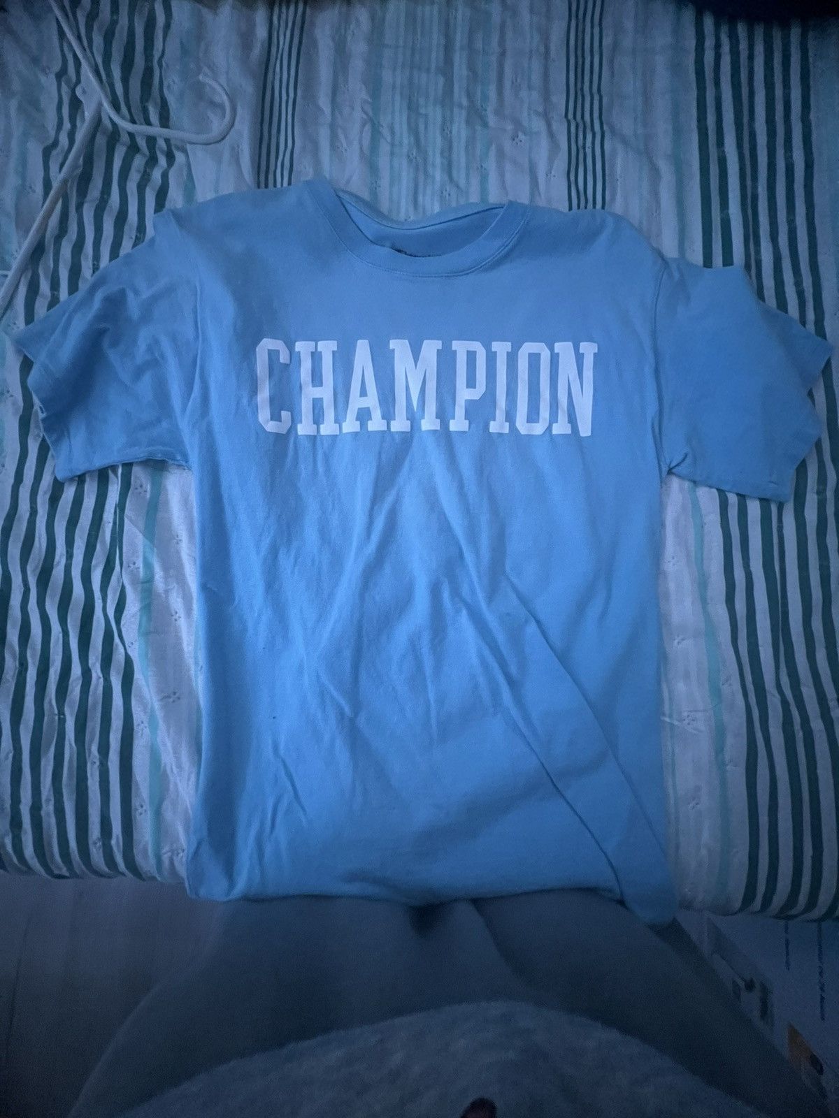 Champion Light blue champion t shirt Size US M / EU 48-50 / 2 - 2 Thumbnail