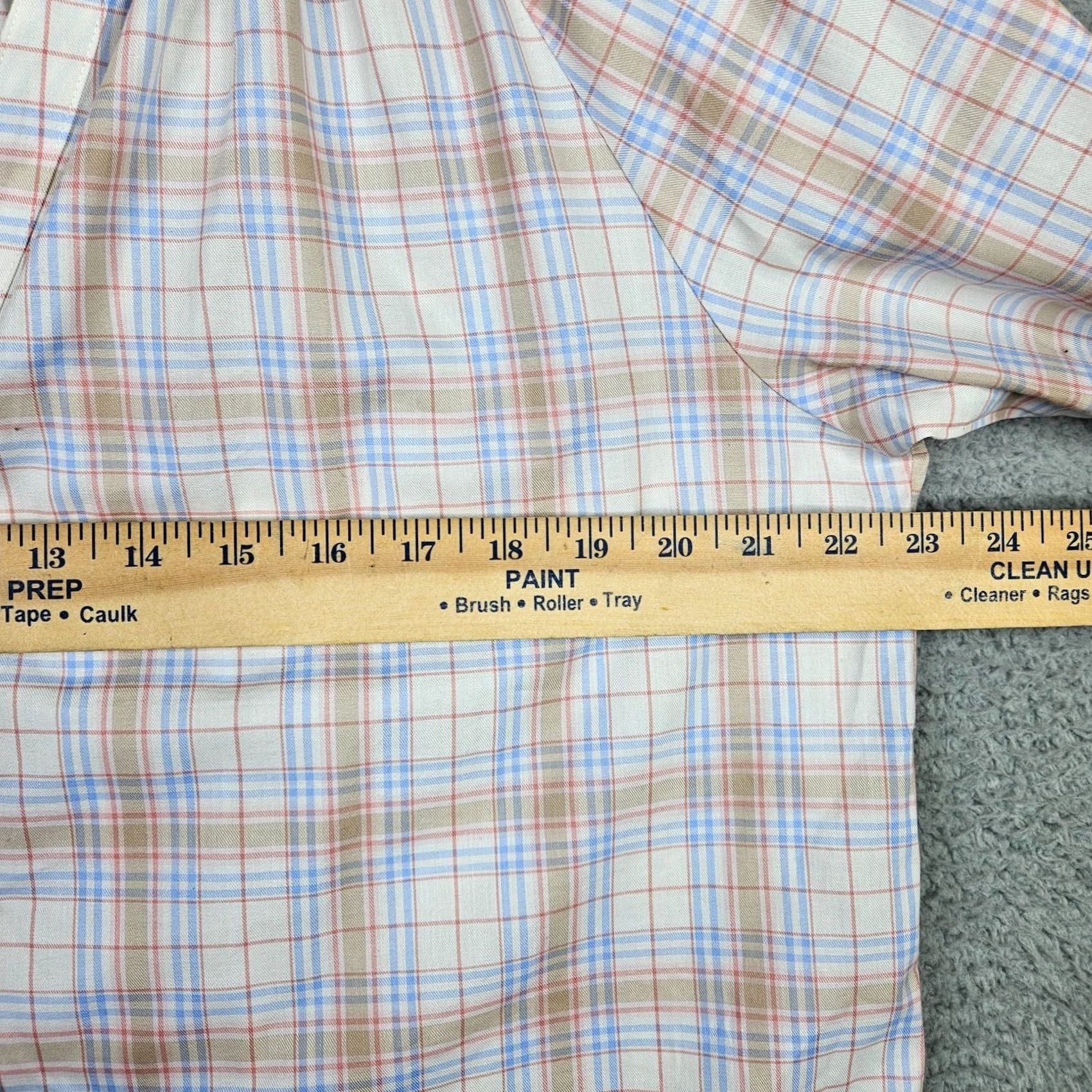 Levi's Levi's Chalk Pink Plaid V-Neck 3/4 Sleeve Button-Up Shirt S Womens Shirt Vintage No Size S / US 4 / IT 40 - 2 Thumbnail