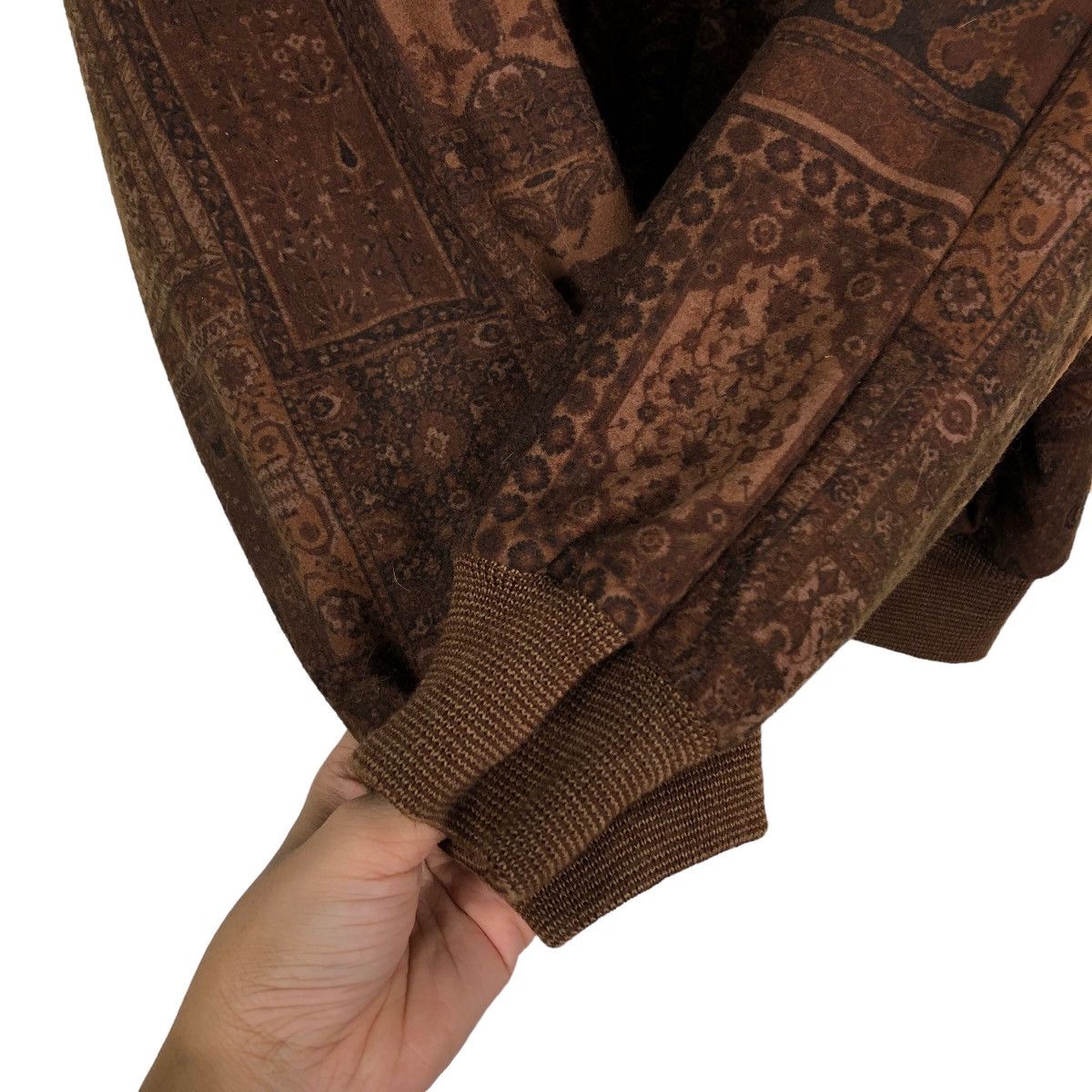 Japanese Brand 🔥90’s Vintage Cardigan Bomber Jacket Navajo Design Size US M / EU 48-50 / 2 - 12 Thumbnail