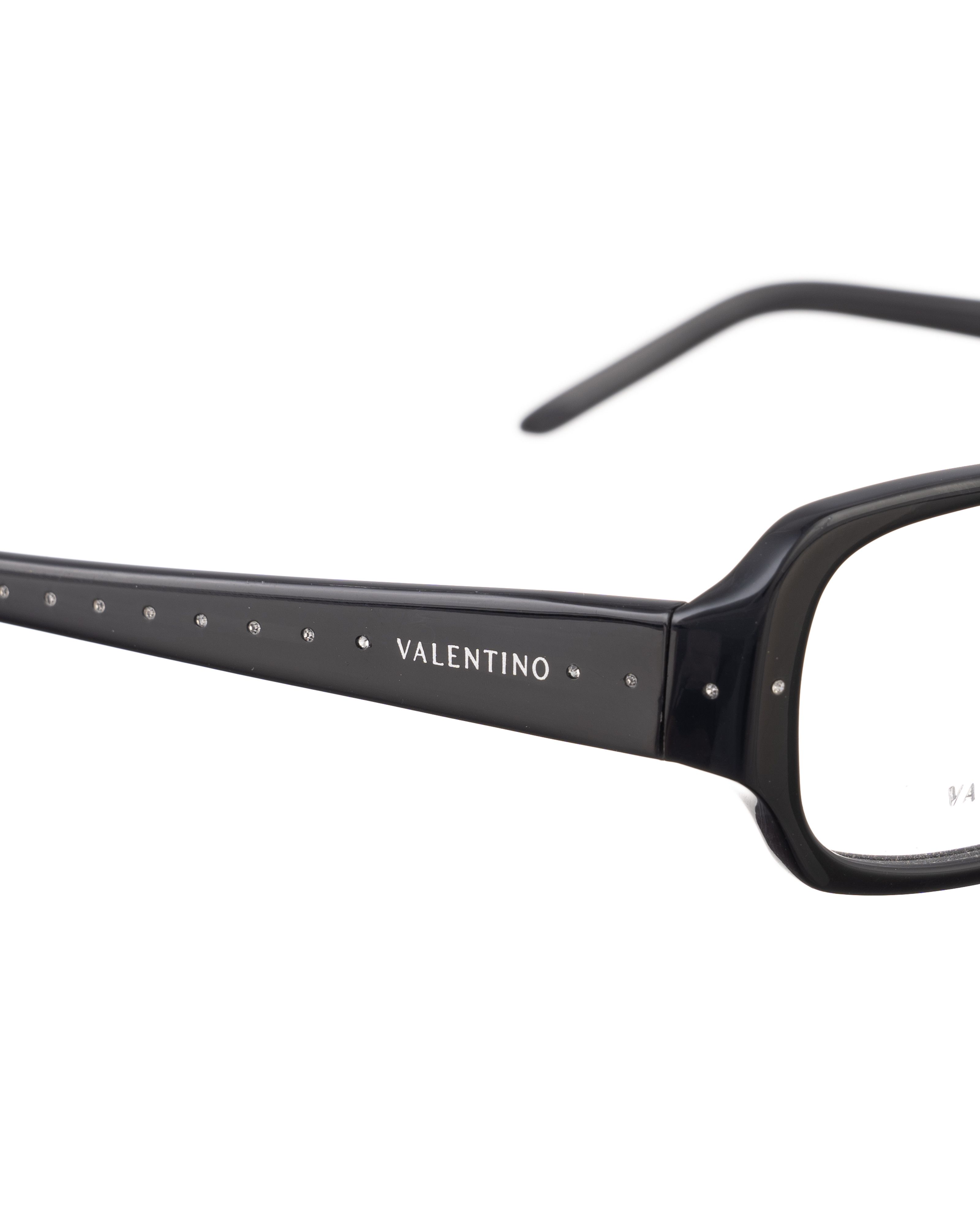 Valentino Valentino 00s Black Glasses with Tiny White Gems Size ONE SIZE - 3 Thumbnail