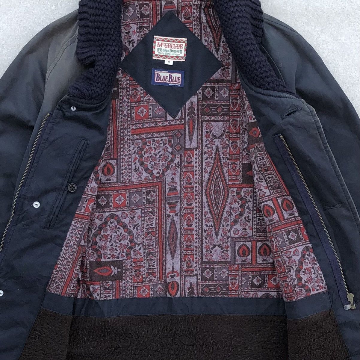 Blue Blue Japan McGREGOR×BLUE BLUE Hollywood Ranch Market Shawl Collar Coat Size US S / EU 44-46 / 1 - 9 Thumbnail