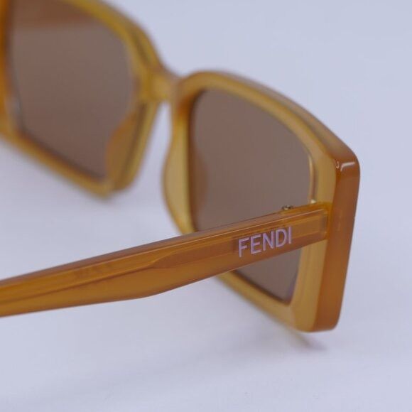 Fendi 🕶️ New Fendi FE40164I 44J Sunglasses - Shiny Orange Frame Size ONE SIZE - 5 Thumbnail
