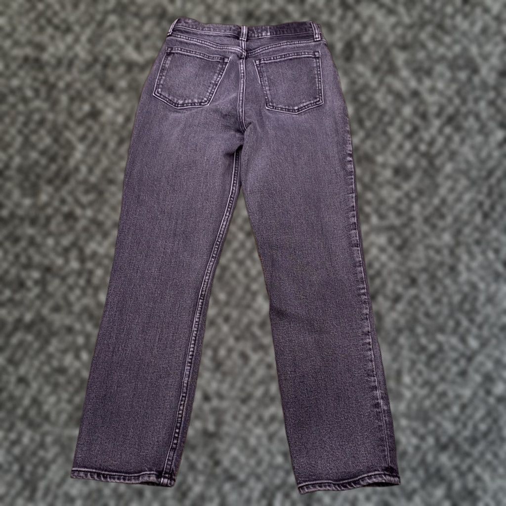 Abercrombie & Fitch Abercrombie & Fitch Jeans Mom 25 Black High Rise Stretch Denim Regular 5-Pocket Vintage No Mens Women Girls? Size 42" / US 20 - 1 Thumbnail