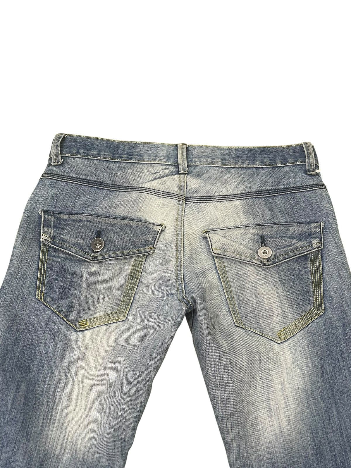 Japanese Brand Flare Jeans Denim Co Faded Distress Boot Cut 2🟦3 Size US 32 / EU 48 - 7 Thumbnail