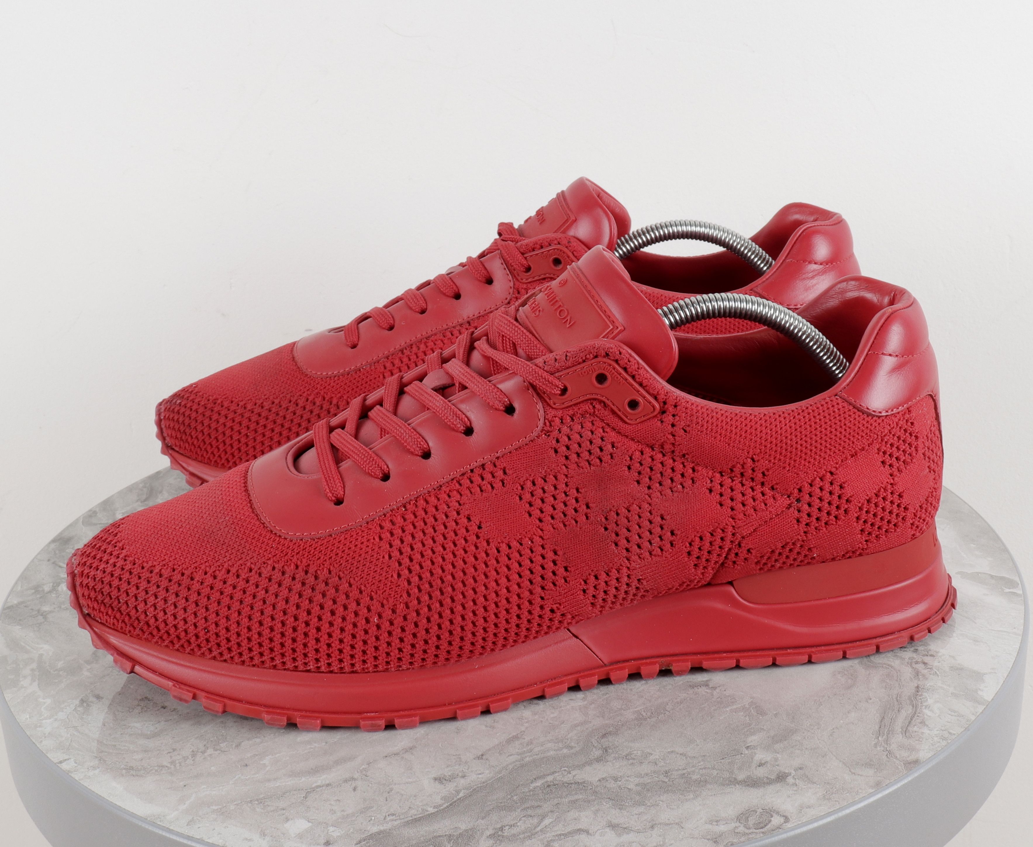 Louis Vuitton Louis Vuitton Run Away Damier Red Mesh Sneakers Size US 10 / EU 43 - 11 Thumbnail