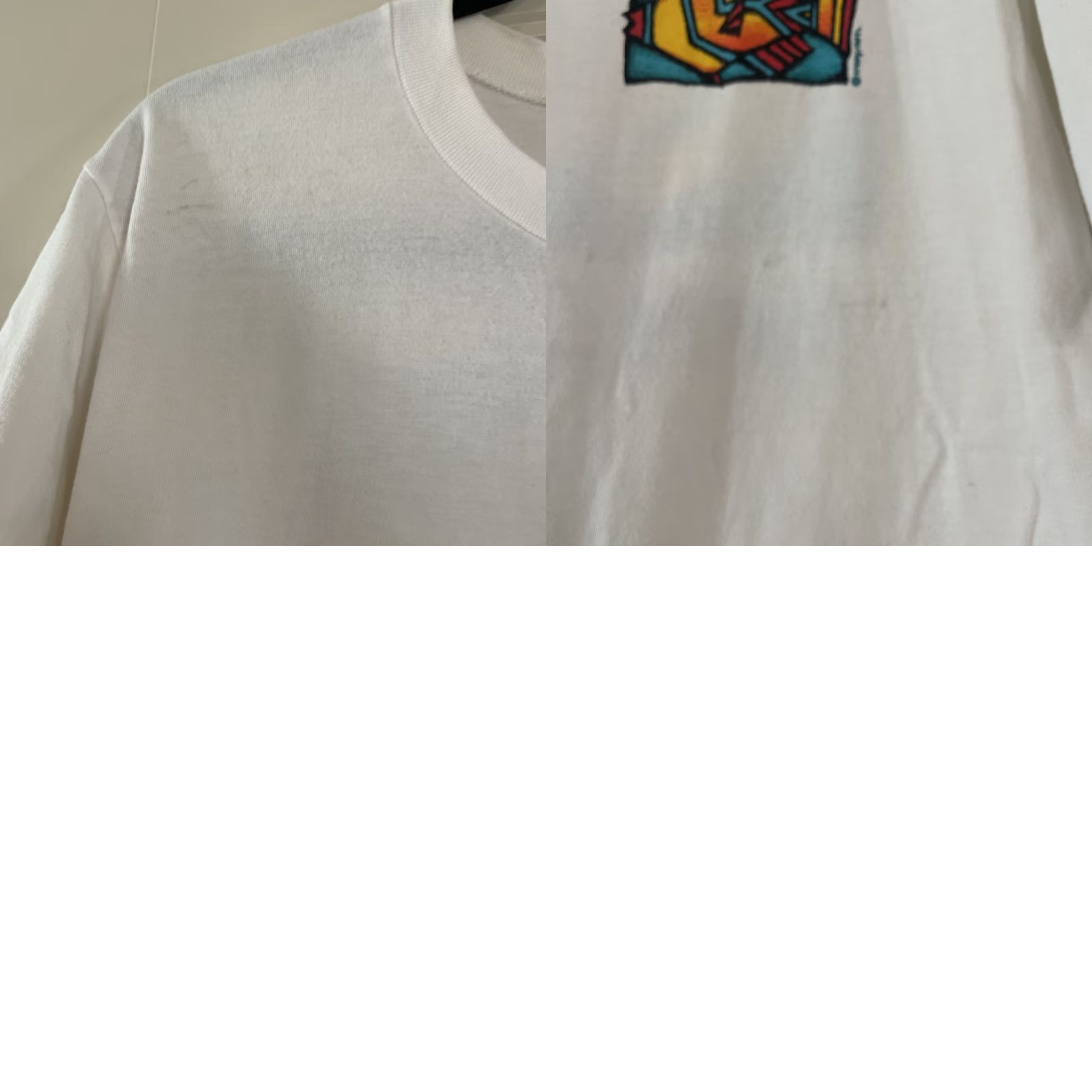 Vintage VINTAGE Crazy Shirts Graphic Tee T-Shirt Adult Medium White Fish USA Made Hawaii Mens Size US M / EU 48-50 / 2 - 8 Thumbnail