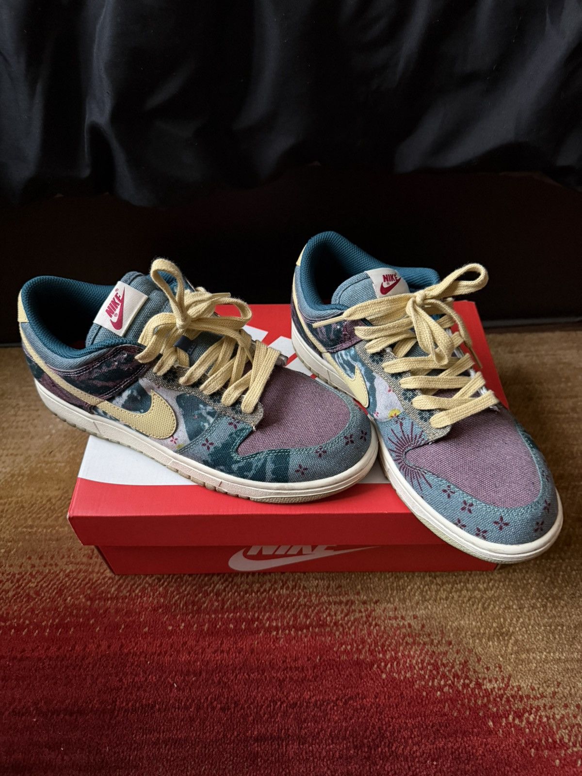 Nike Nike Dunk Low SP Community Garden Size US 9 / EU 42 - 3 Thumbnail