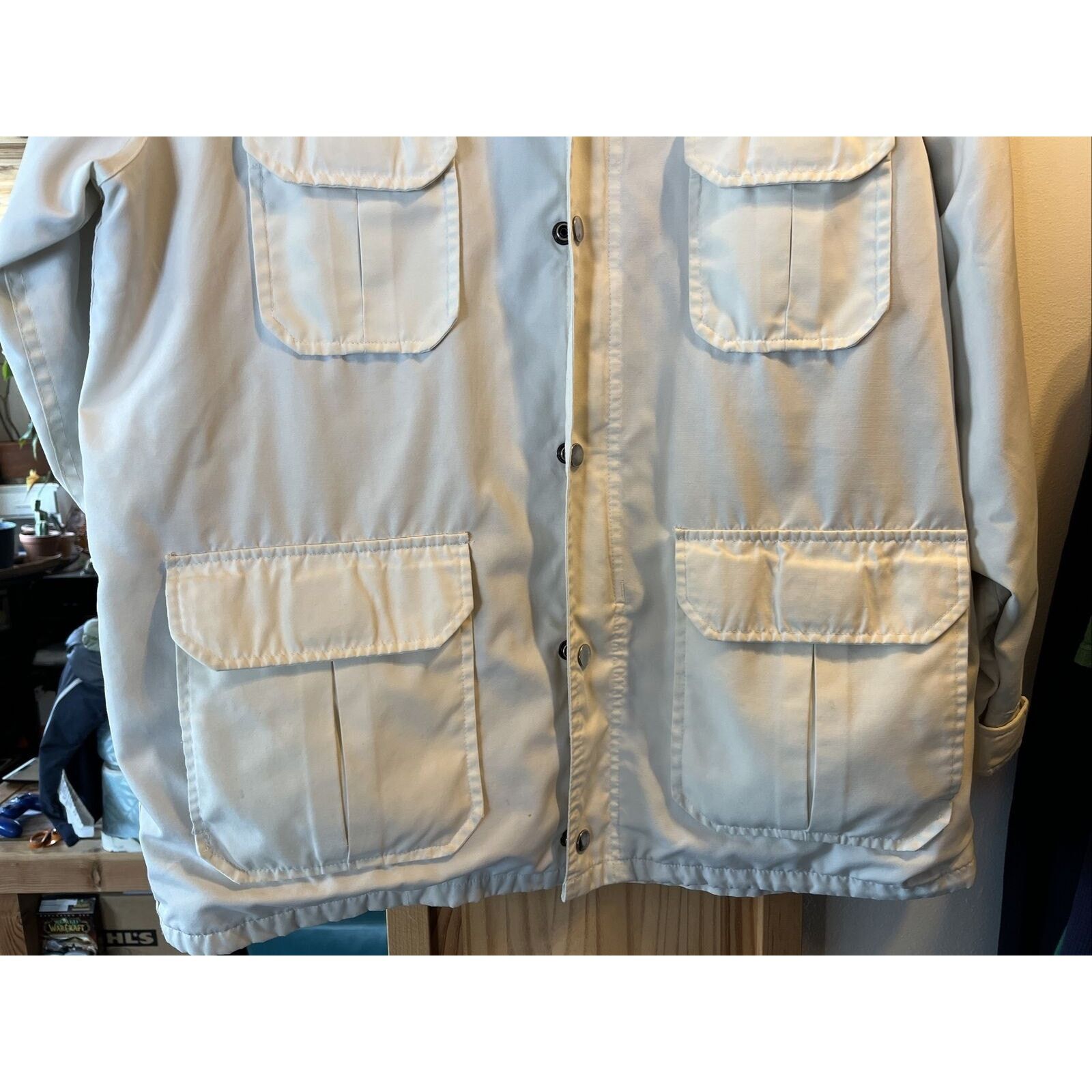 Field & Stream Field & Stream Vintage Women's L Beige LS Zip Quilted Jacket Size L / US 10 / IT 46 - 10 Thumbnail