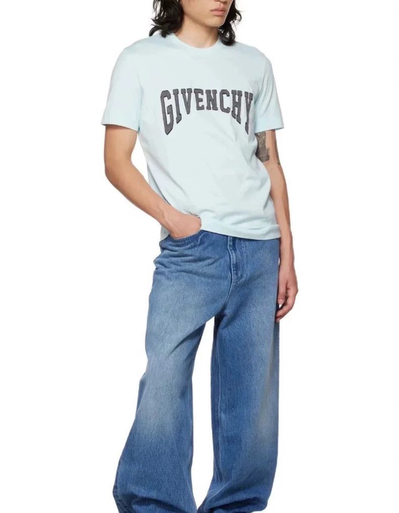 Givenchy Givenchy 98/100 New Authentic T-Shirt (Blue Men's Wear) Size US L / EU 52-54 / 3 - 3 Thumbnail