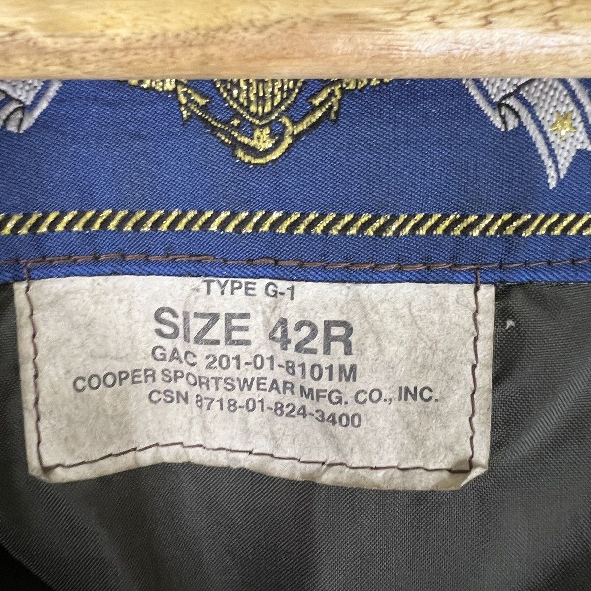Cooper 🔥 Vintage Cooper G-1 Usn Leather Jacket Size 42R Size US L / EU 52-54 / 3 - 17 Thumbnail