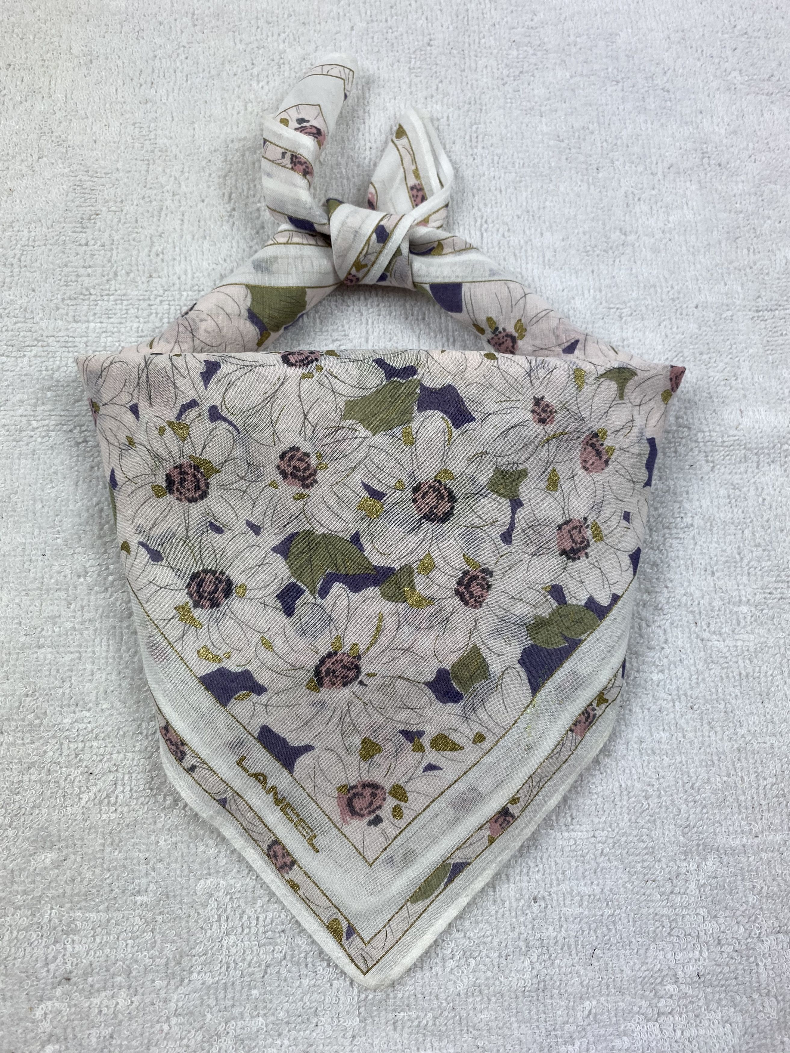 Lancel × Vintage Lancel Handkerchief / Bandana / Neckerchief Size ONE SIZE - 1 Thumbnail