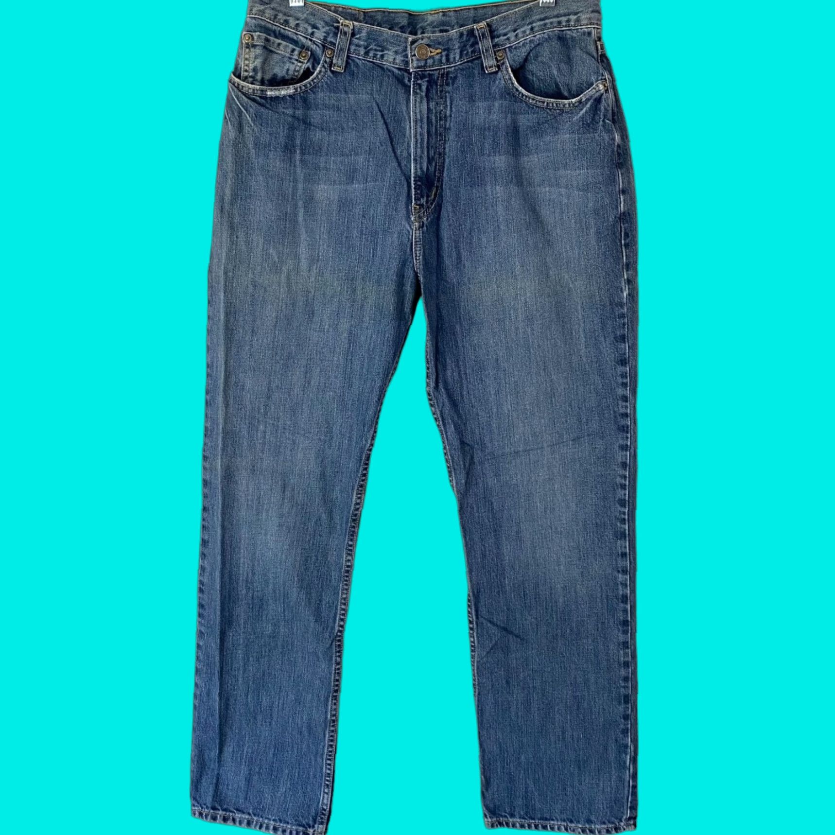 Polo Ralph Lauren VINTAGE Polo Ralph Lauren Denim Jeans Men 34x32 Blue Medium Wash Straight Leg Regular 5-Pocket Mens Size US S / EU 44-46 / 1 - 1 Thumbnail