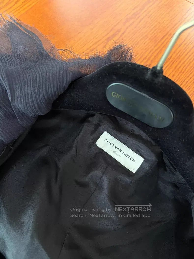 Dries Van Noten Dries Van Noten Black Silk Tassel Short Coat Size M / US 6-8 / IT 42-44 - 8 Thumbnail