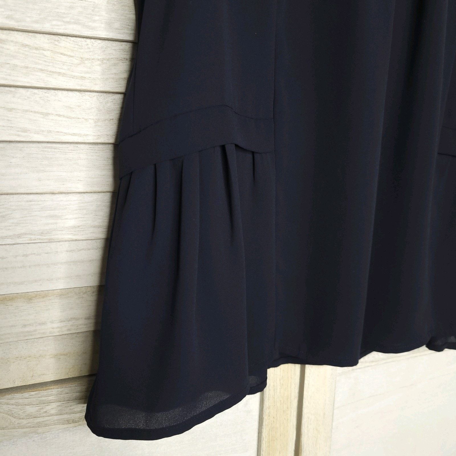 J.Crew J.Crew peplum top sleeveless dark blue zip back womens Size M / US 6-8 / IT 42-44 - 2 Thumbnail