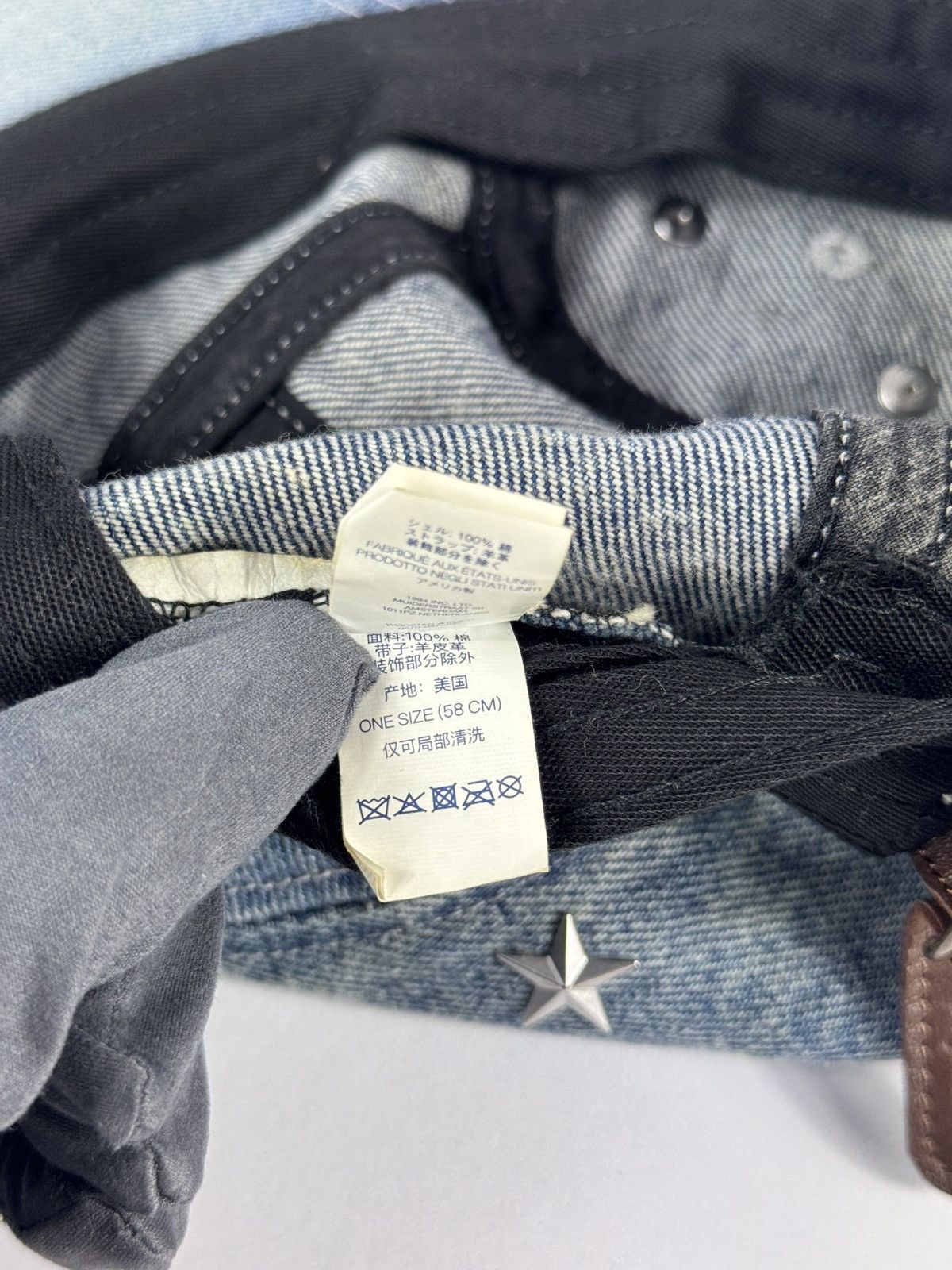 Supreme STAR STUDDED DENIM CAMP CAP Size ONE SIZE - 9 Thumbnail